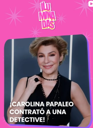 Carolina Papaleo y una insólita ocurrencia (Foto: Captura Instagram)