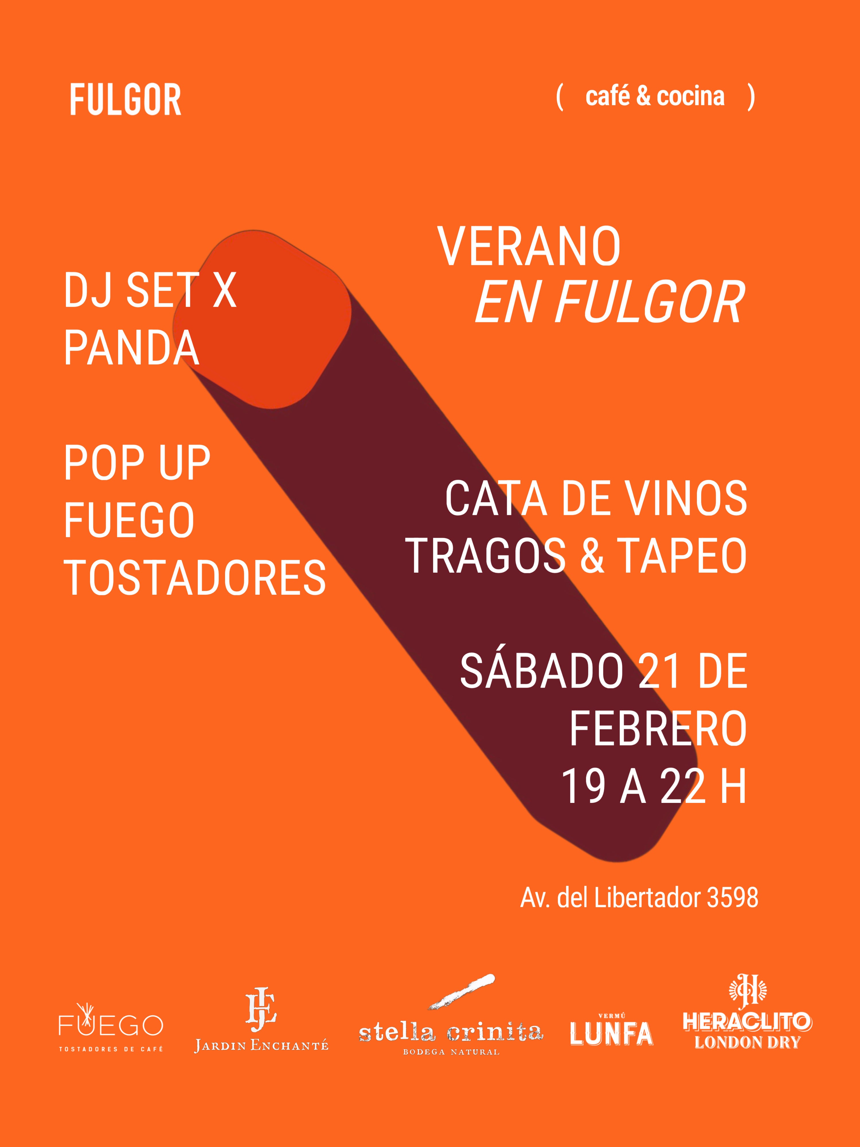Fulgor propone un atardecer de verano con DJ set, platitos de estación y brindis con promos