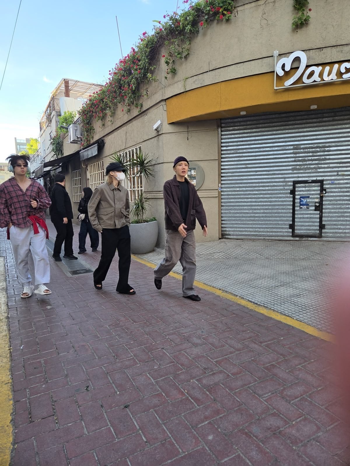 Los integrantes de BTS en Argentina