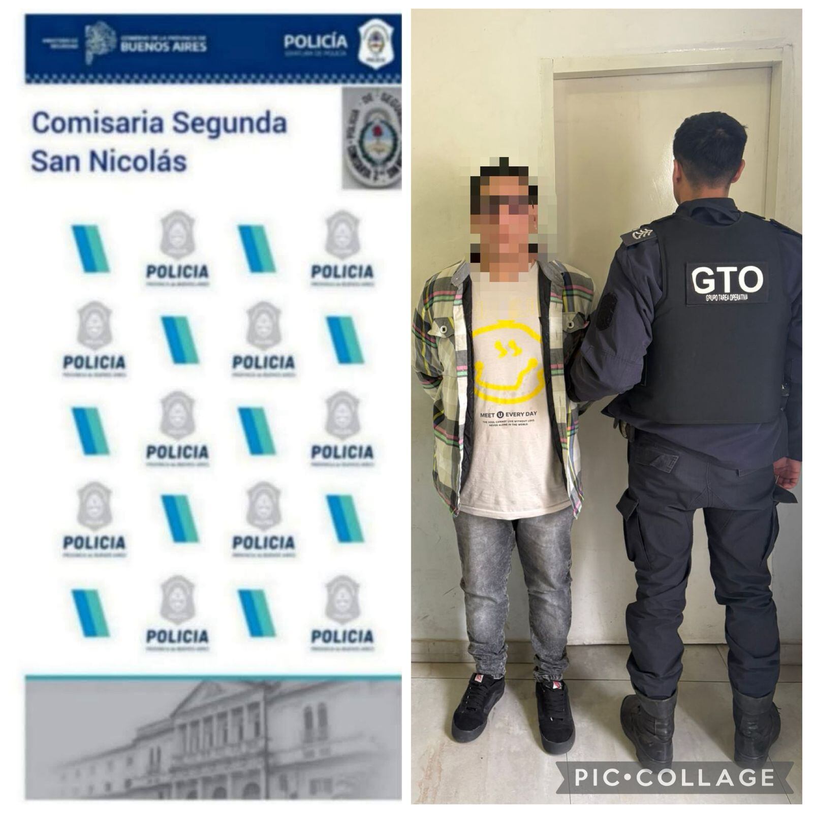 Detenido en San Nicolás