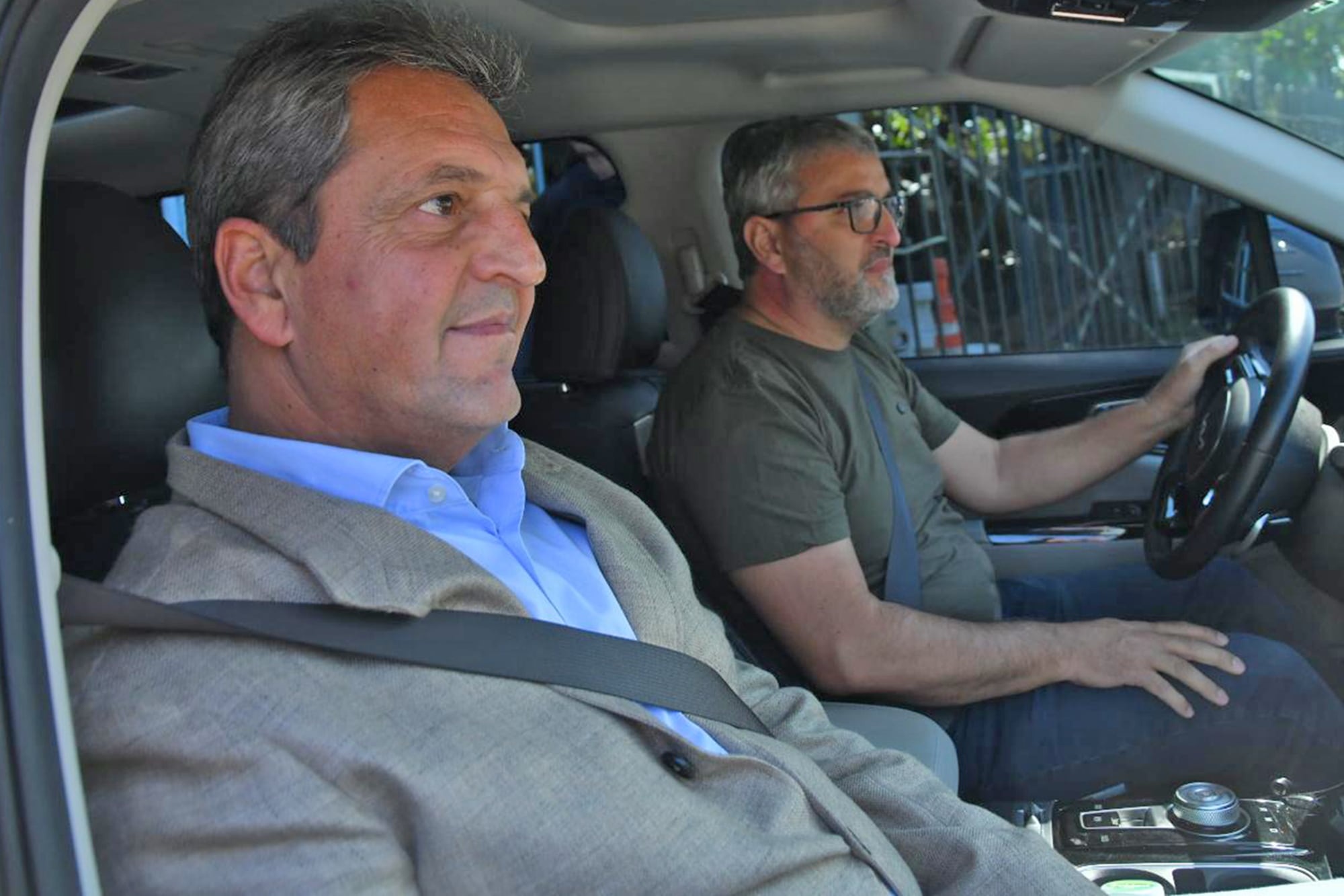 Sergio Massa se retira de los tribunales de Comodoro Py tras declarar en la cusa Sueños Compartidos