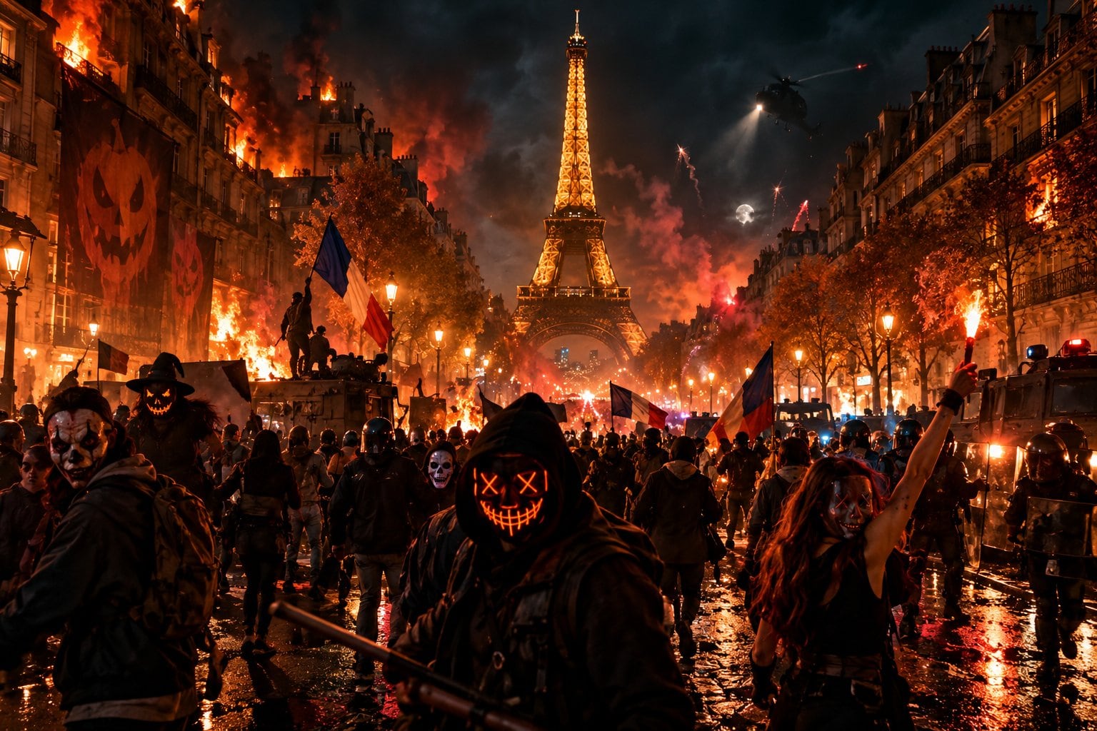 Toques de queda, 70.000 policías y comercios blindados: Francia se prepara para otra jornada de protestas