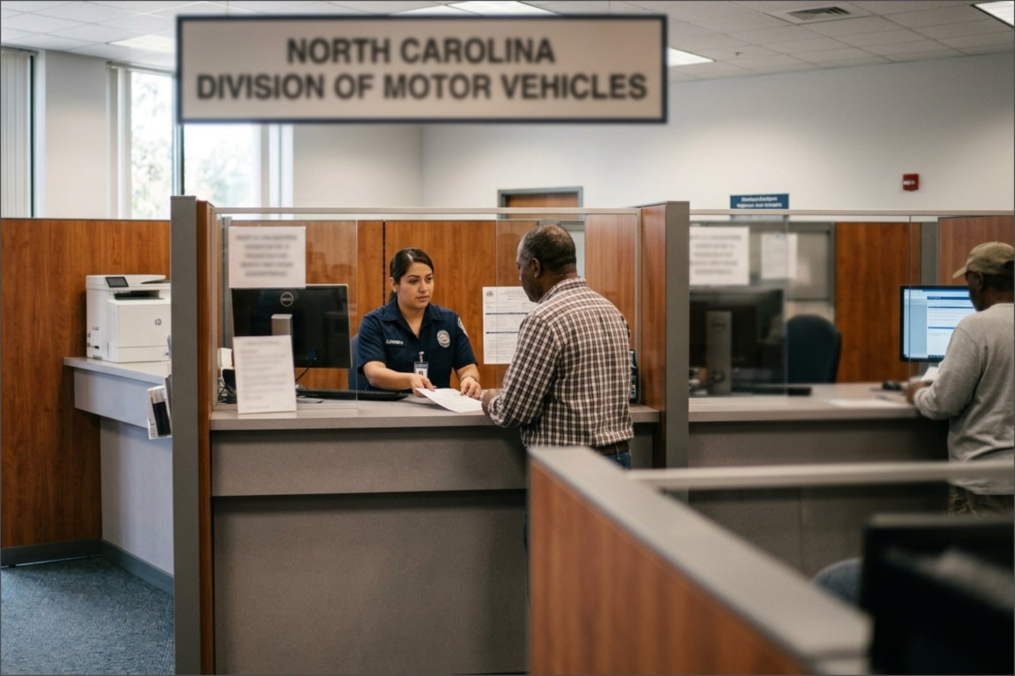 A partir de la supresión de los stickers, los conductores ya no reciben documentación física automática del DMV de Carolina del Norte