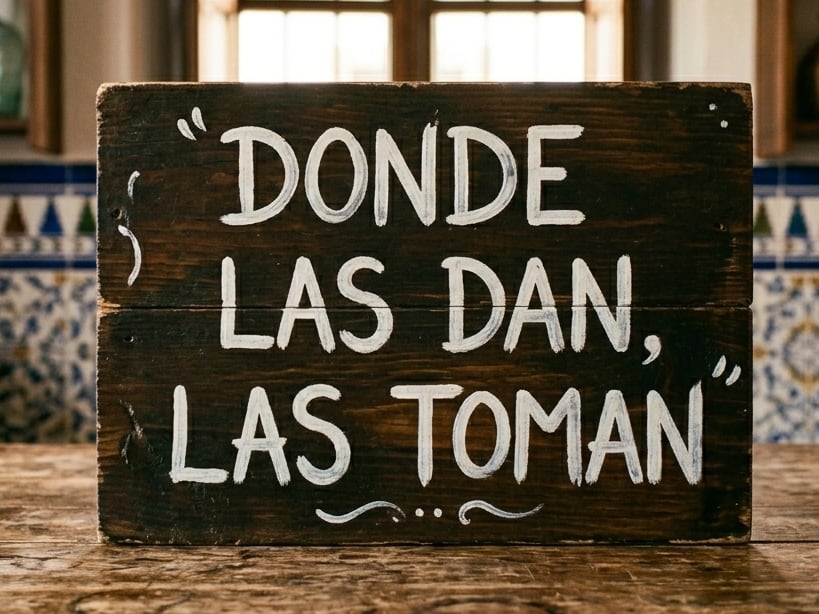 Esta frase opera como un freno moral frente a las malas intenciones