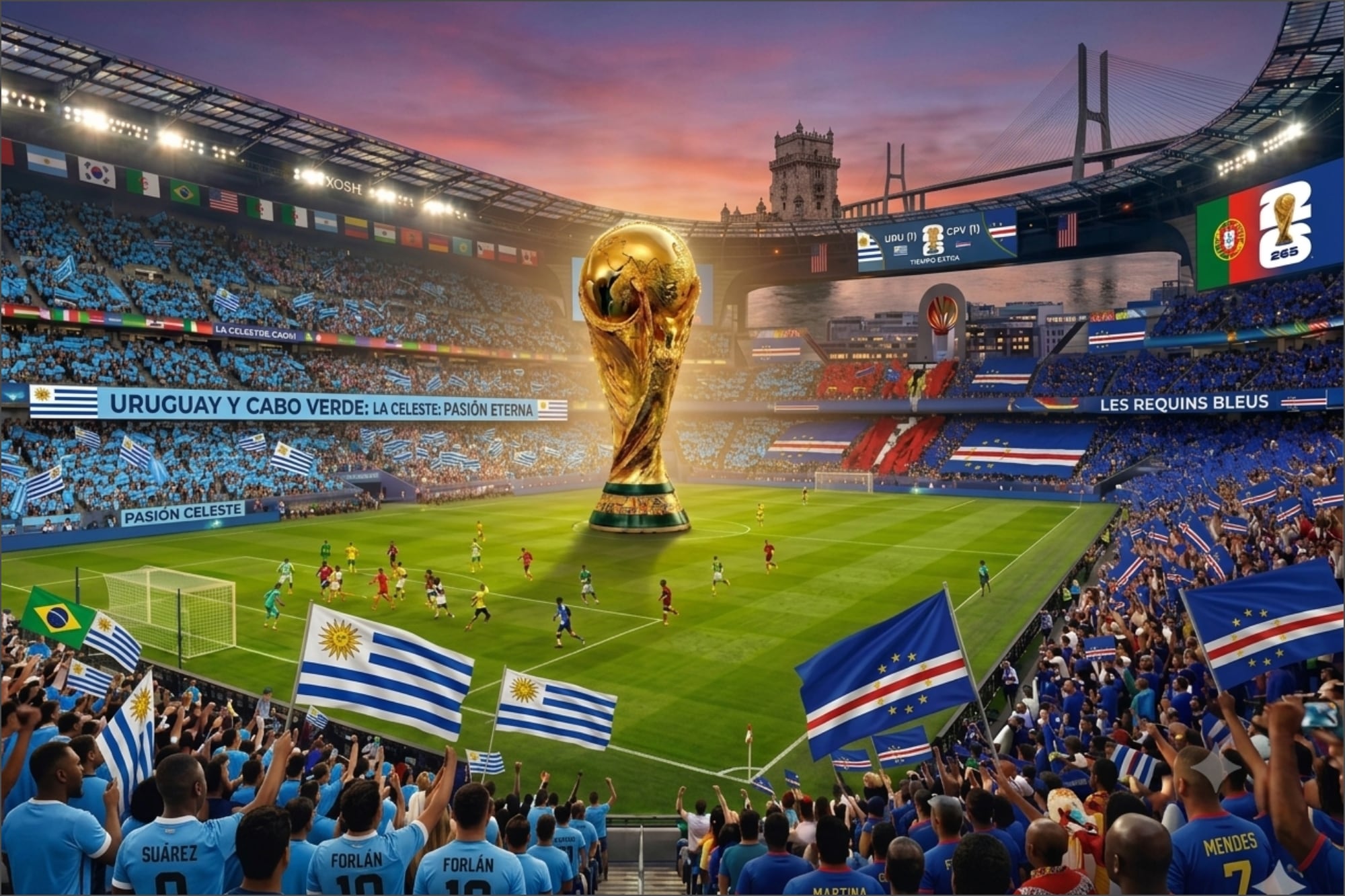 Este domingo 21 de junio se llevará a cabo la segunda fecha del grupo G y H del Mundial 2026, con el duelo entre Uruguay y Cabo Verde como uno de los principales atractivos