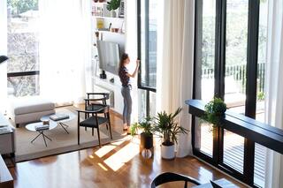 En Villa Crespo. Un departamento ambientado como un loft neoyorquino