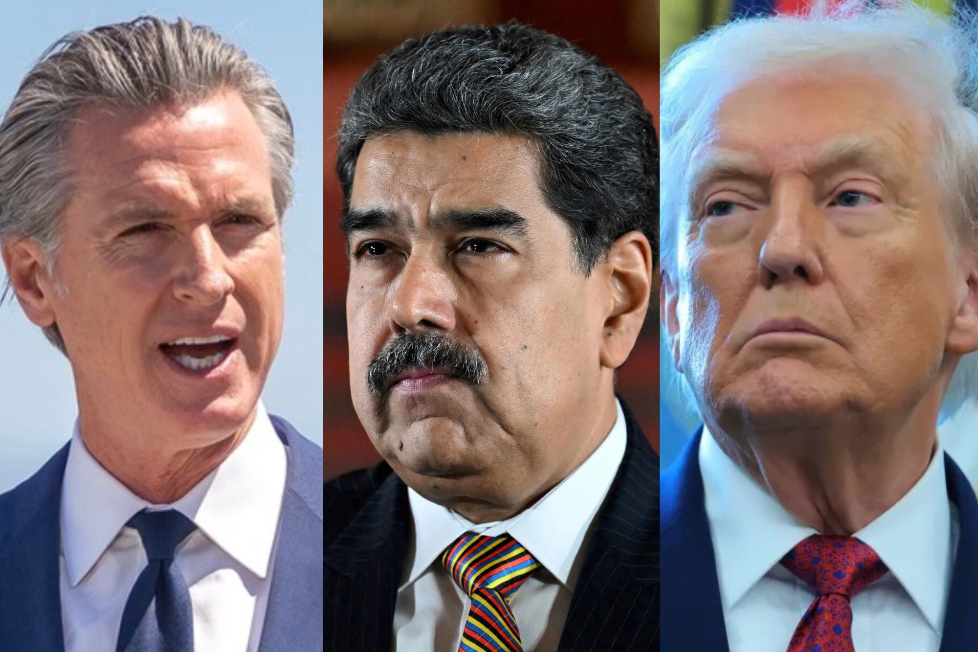 “Es un dictador”: Gavin Newsom coincide con Donald Trump sobre Nicolás Maduro, pero sigue la pelea en las redes