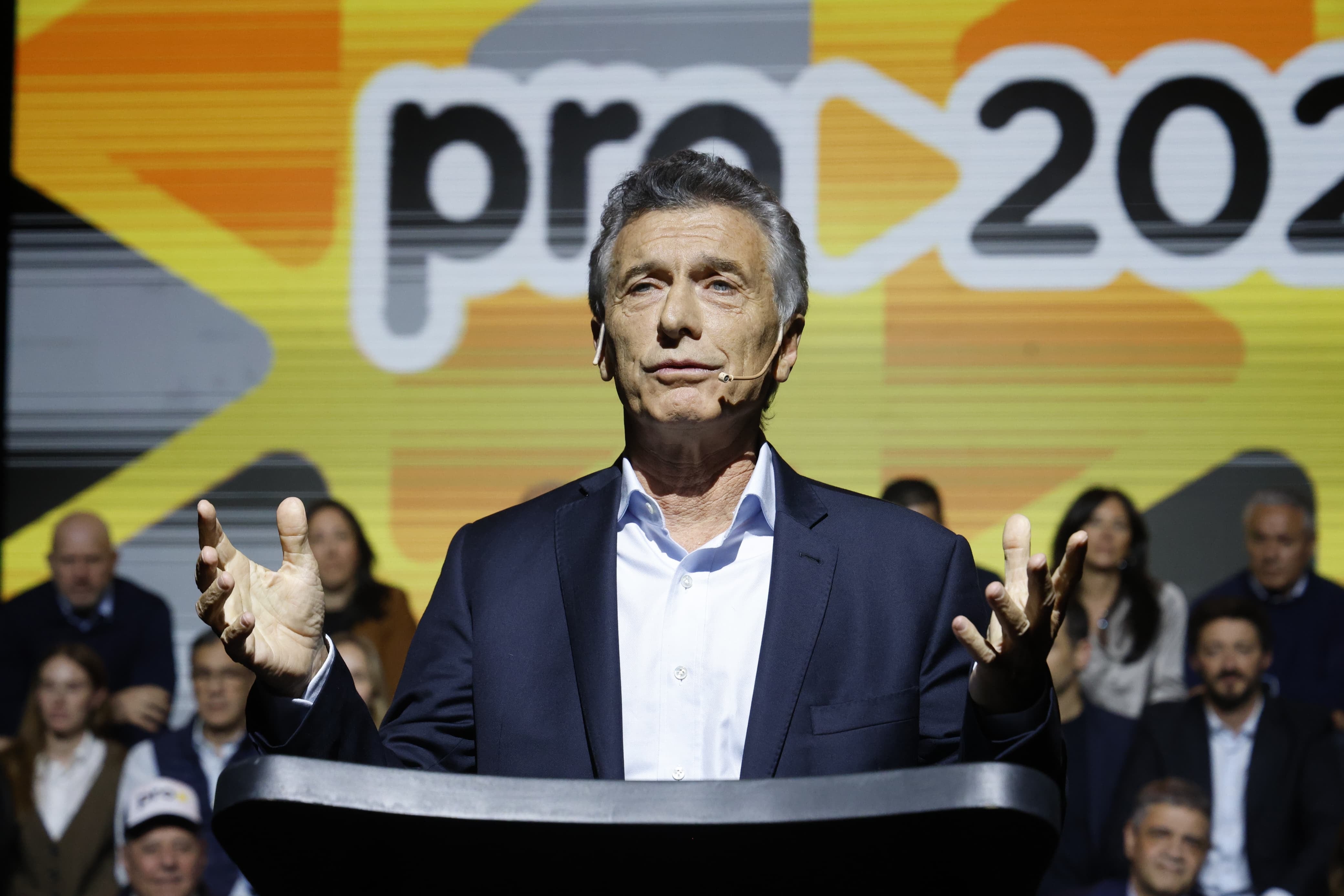 Mauricio Macri en la convención del Pro