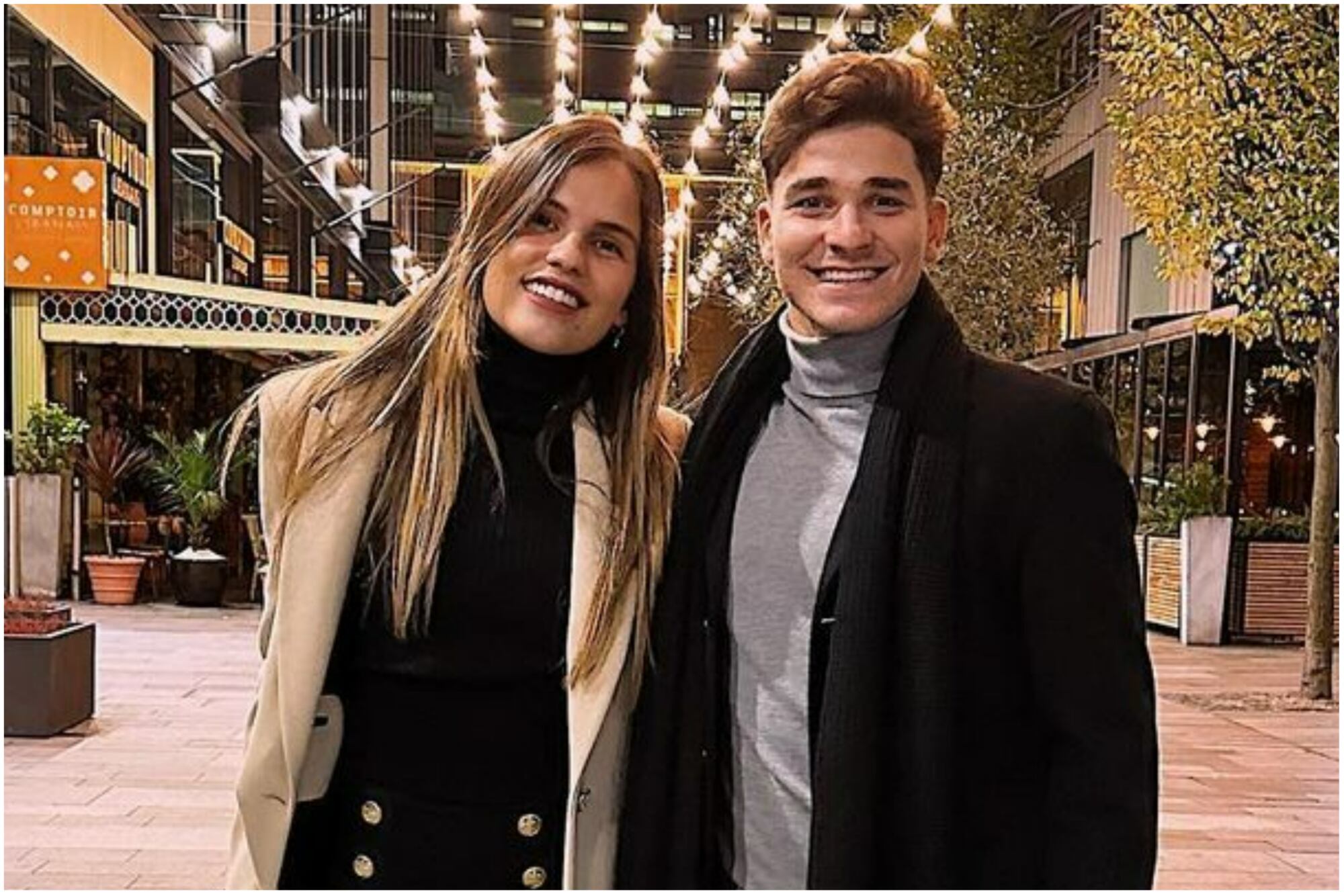 Emilia Ferrero y Julián Álvarez, en Londres, en unas vacaciones en Europa