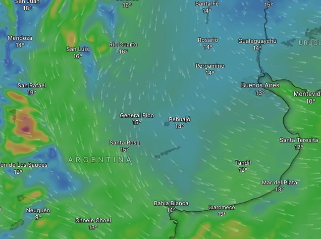 Hay alerta naranja y amarilla por vientos, nevadas y Zonda para este viernes 7 de agosto: las provincias afectadas