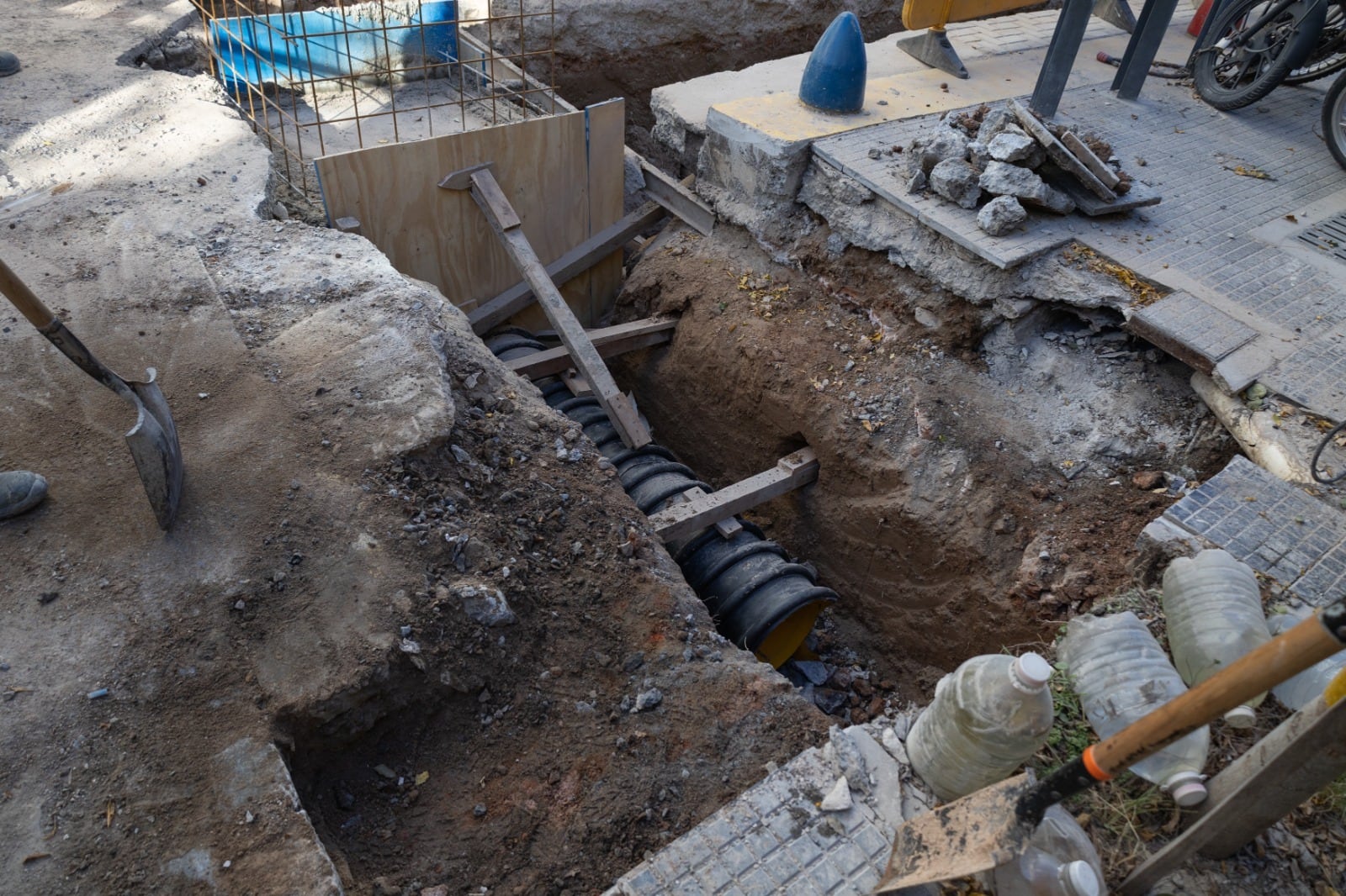 Siguen las obras pluviales en CABA