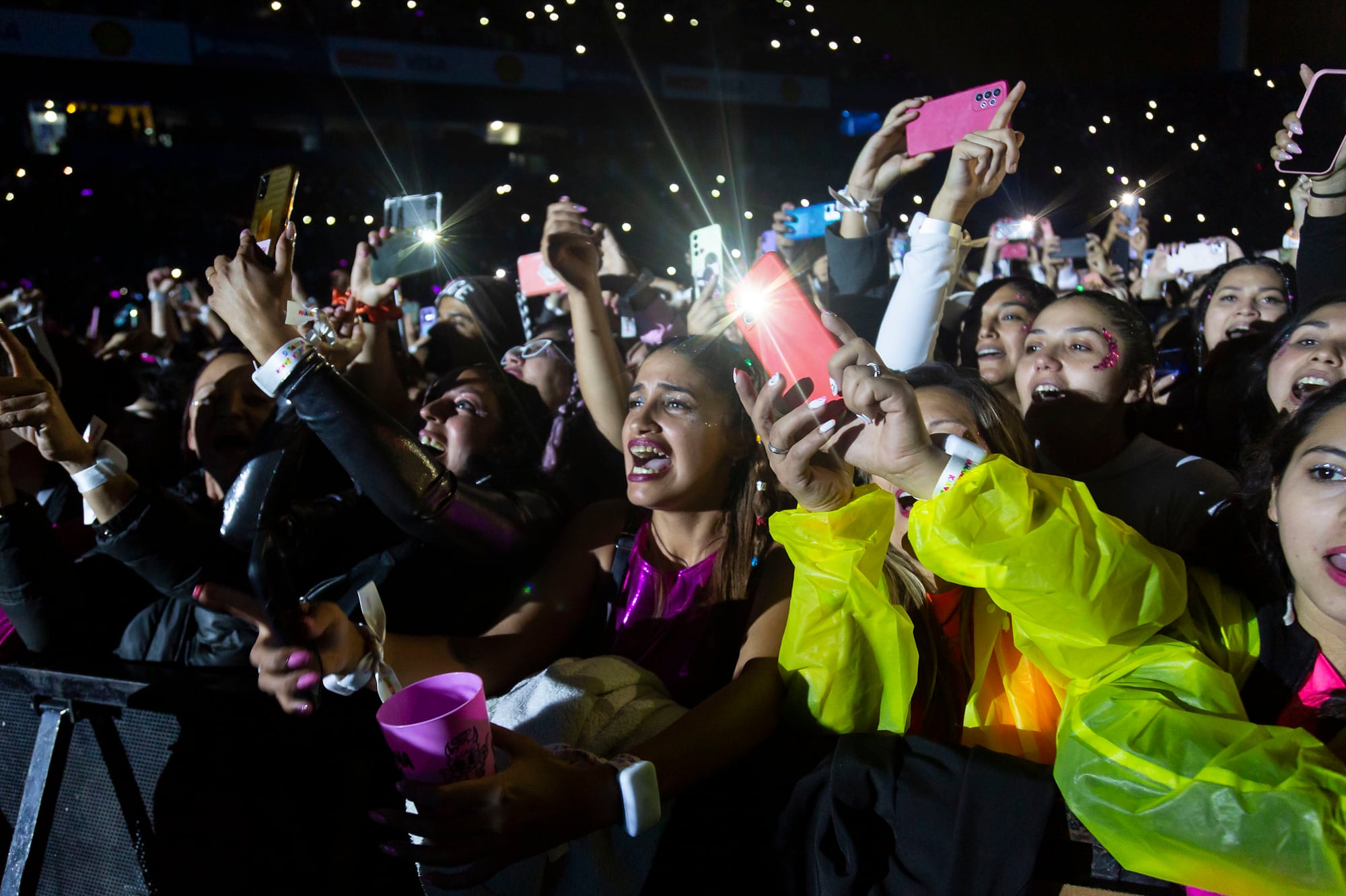 Fans emocionadas en el recital de Karol G en Buenos Aires