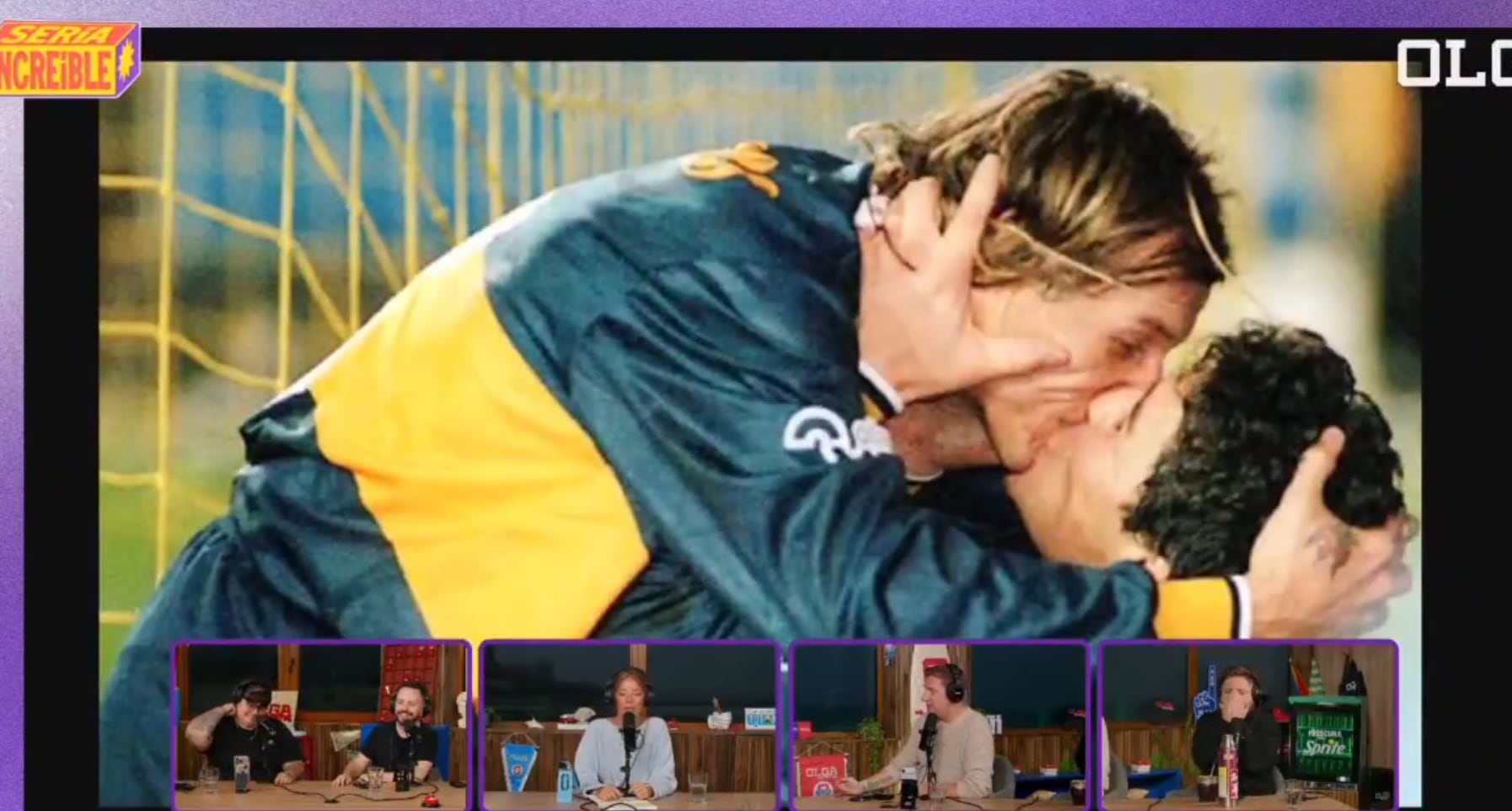 A raíz del beso entre Diego Armando Maradona y Paul Caniggia surgió la pregunta a Maxi López