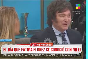 Así fue el primer encuentro entre Fátima Florez y Javier Milei en el programa de Mirtha Legrand