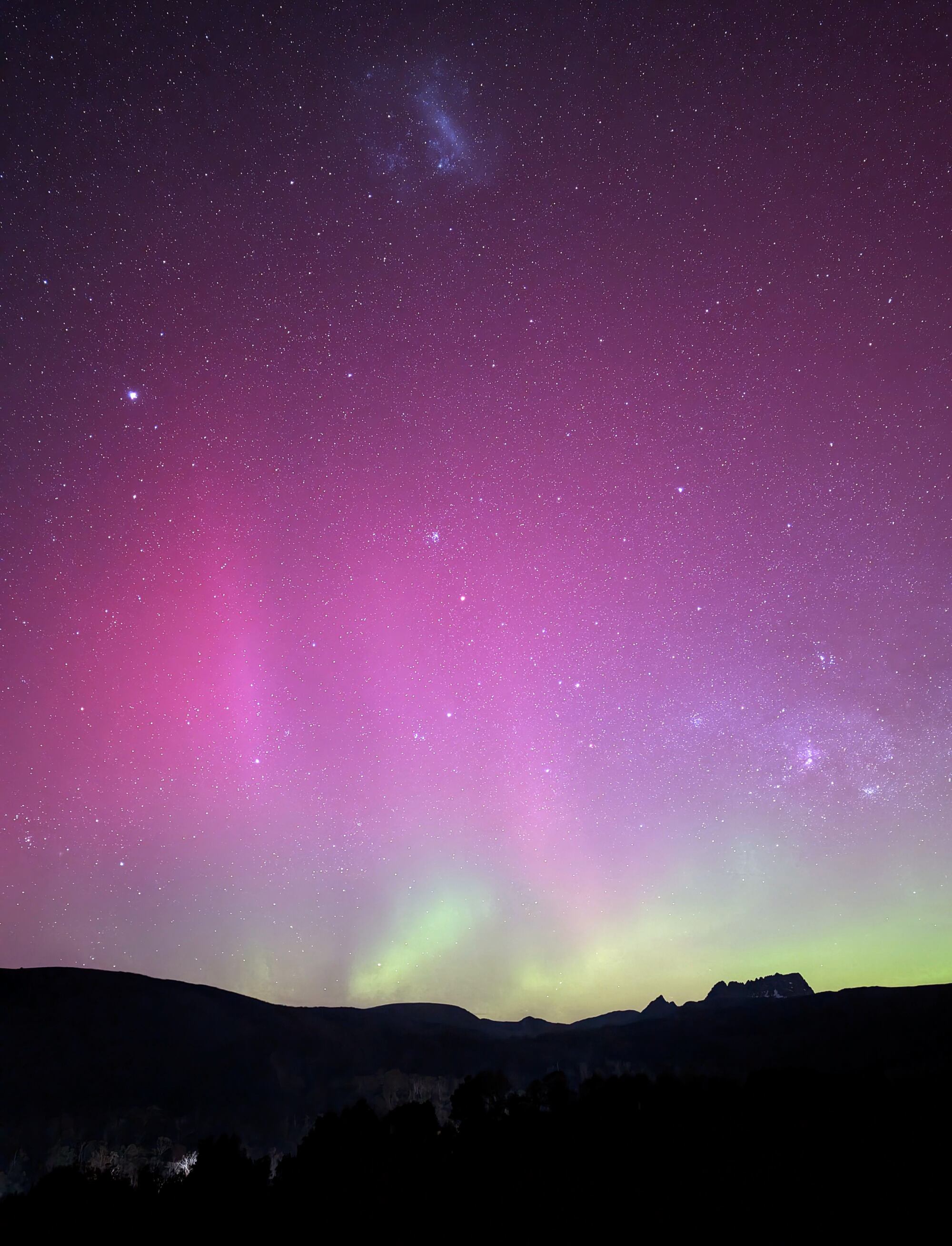 ....y las noches despejadas se podían llegar a ver auroras australis.