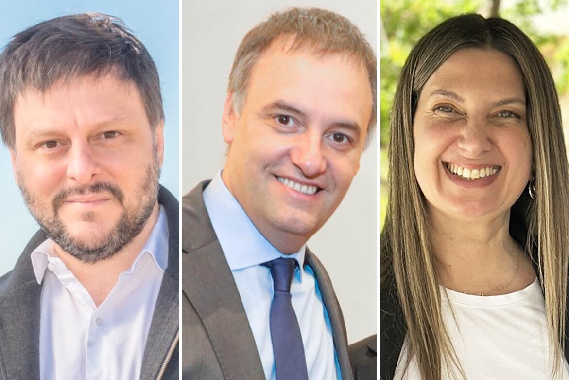 Santoro, Adorni y Lospennato.