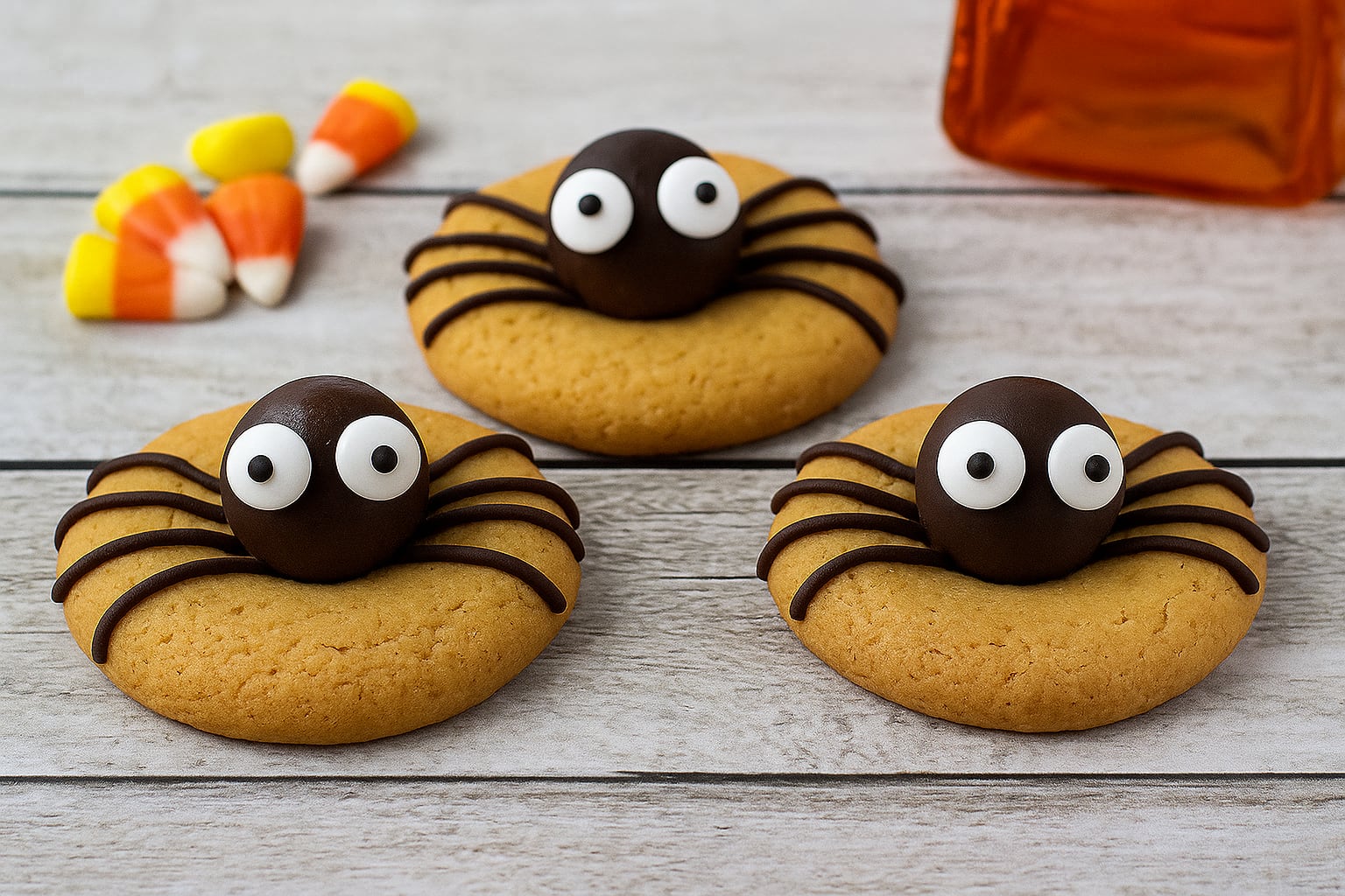 Ambientá Halloween para tus hijos con las arañas de chocolate