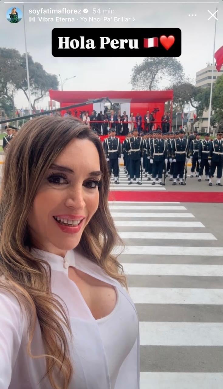 Fátima Flórez fue a la asunción de Keiko Fujimori y acrecentó rumores de reconciliación con Milei: su explicación 6 Fátima Florez en Perú