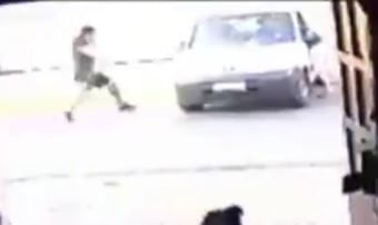 Gritos, pelea y un salto heroico: así vecinos evitaron que dos delincuentes robaran una camioneta