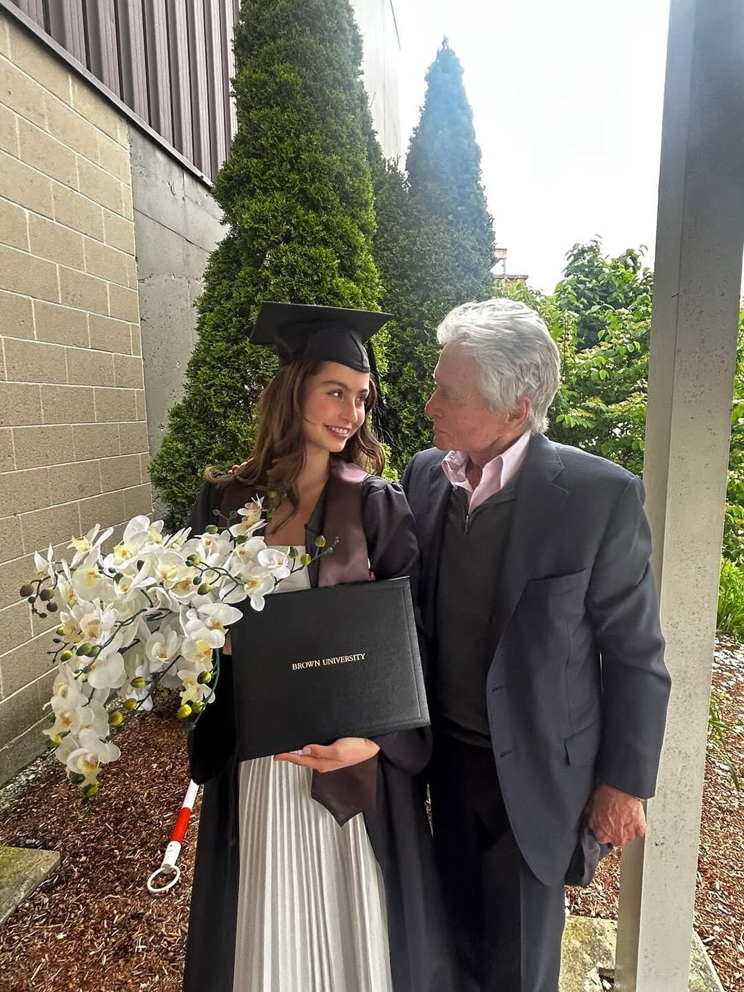 Michael Douglas, un padre orgulloso (Foto: Instagram @carys.douglas)