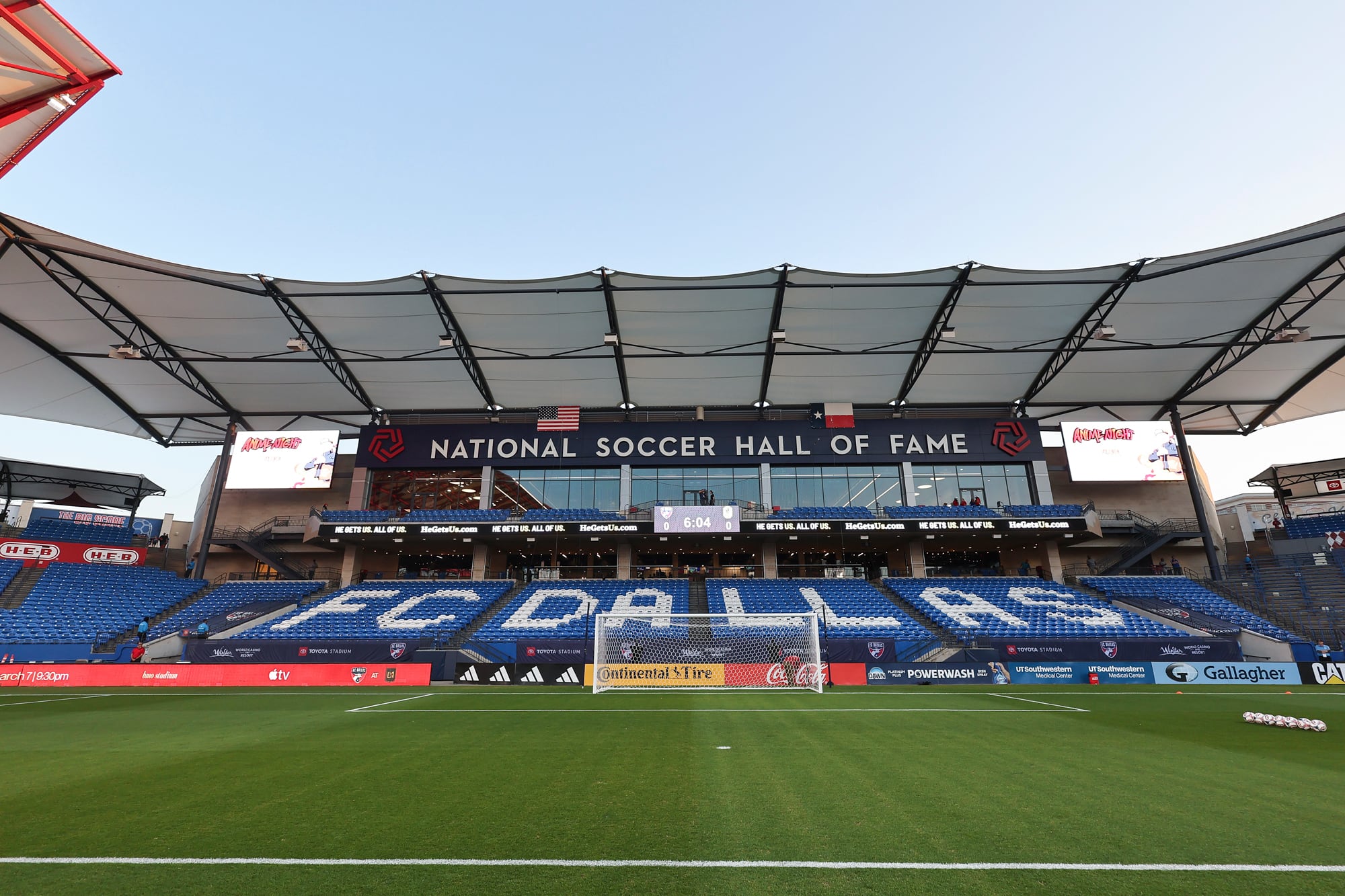 El estadio de FC Dallas, en Frisco, inaugurado en 2005 y con capacidad para 22.000 espectadores