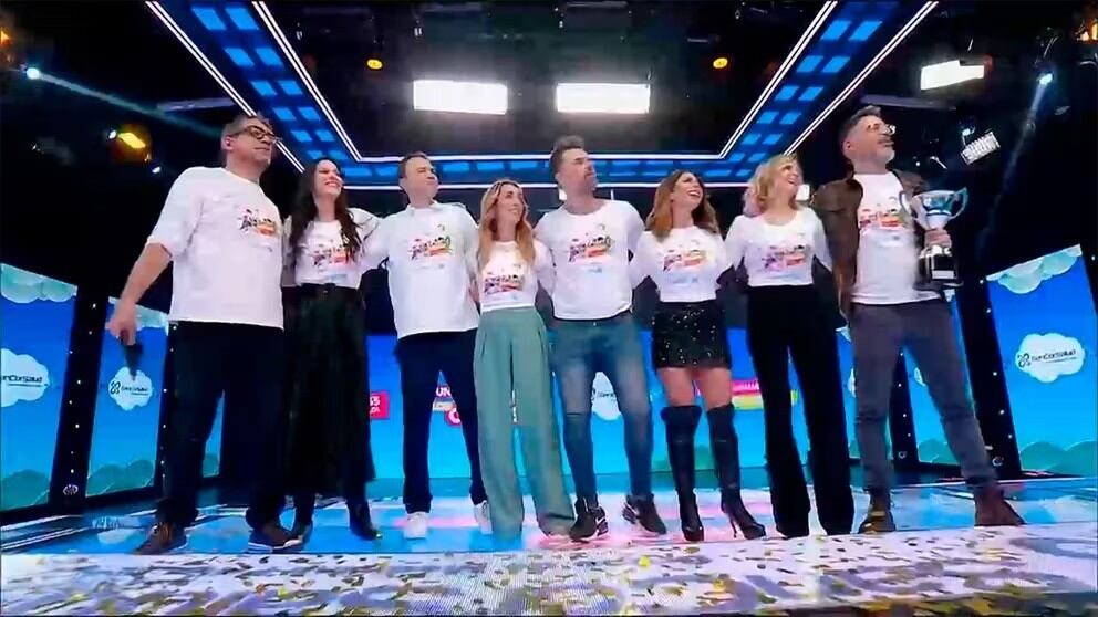 Rolando Barbano ganó “Los 8 escalones” y vivió un inesperado momento incómodo