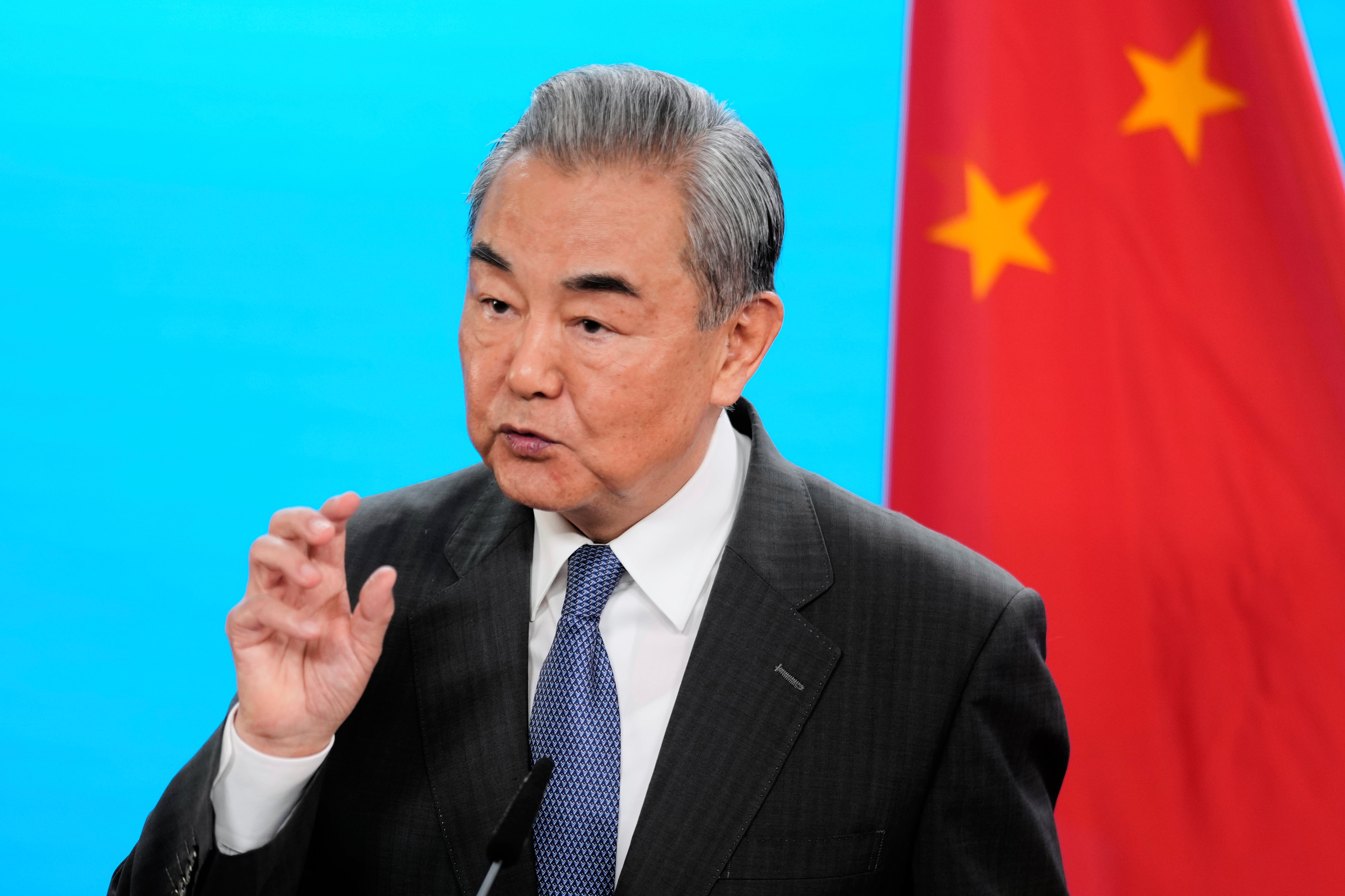 El ministro de Relaciones Exteriores de China, Wang Yi