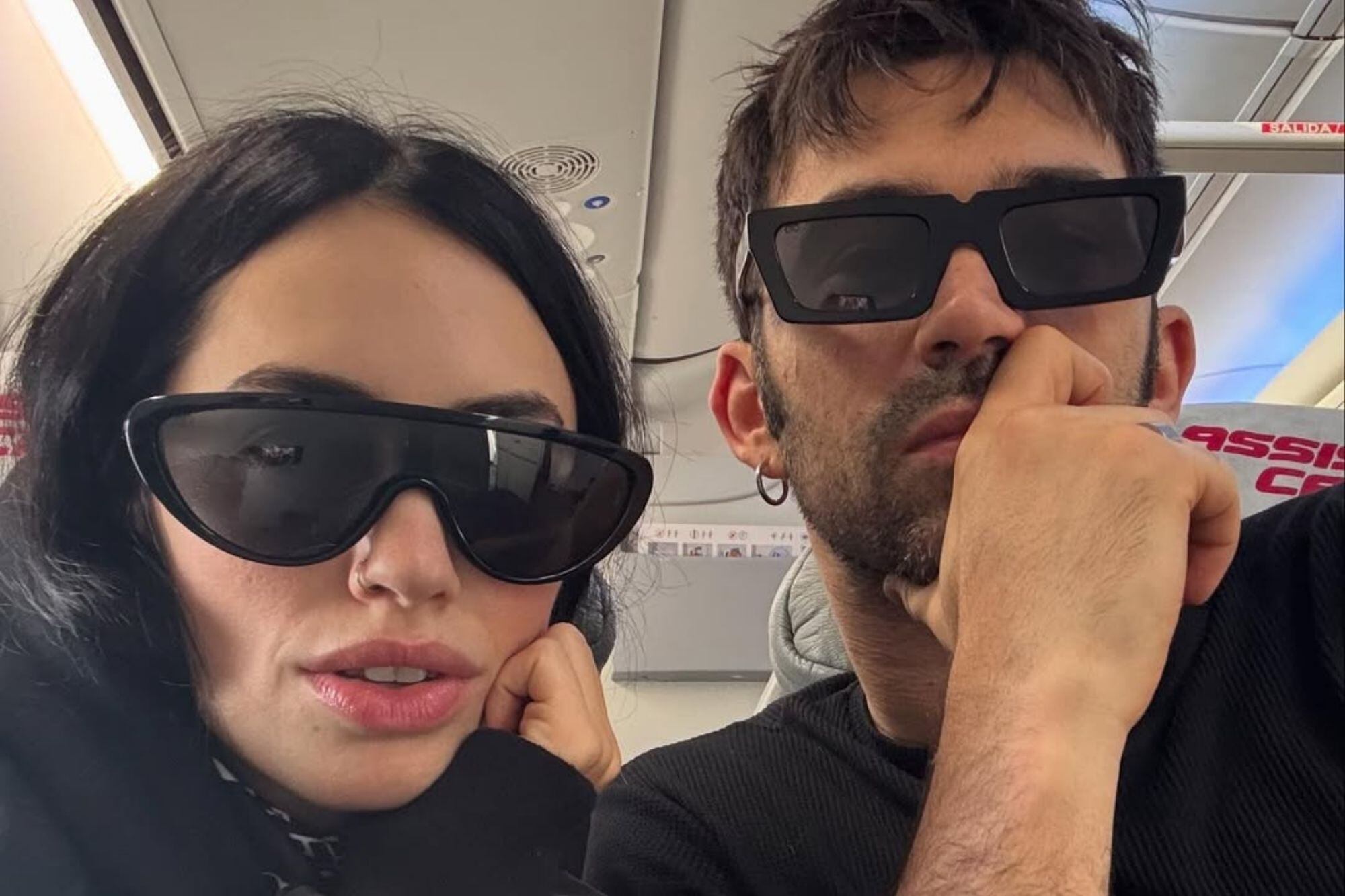 Sin especificar el destino, Lali y Pedro volvieron a compartir un vuelo en junio de 2025