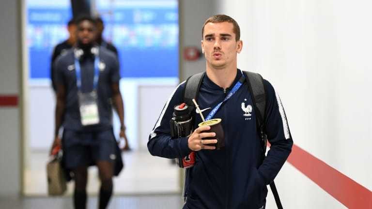 Griezmann expuso su amor por el mate en Rusia 2018. Crédito: Twitter