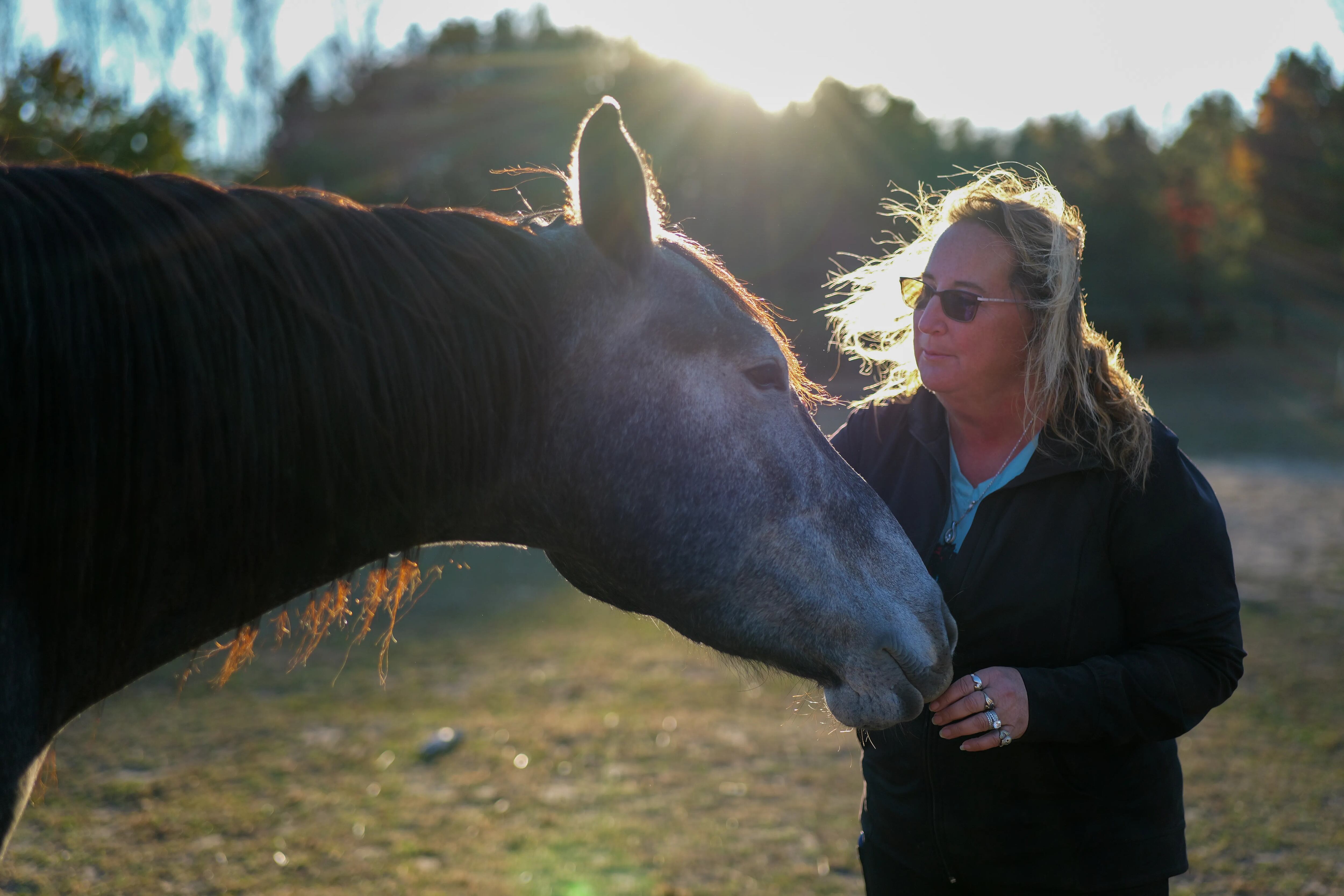 Luego de reclamar el premio millonario, Dawn pudo hacer realidad su sueño de tener un rancho para equinoterapia
