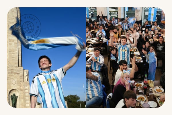 En Rosario se juntaron los fanáticos de Messi y Maradona para una fiesta única