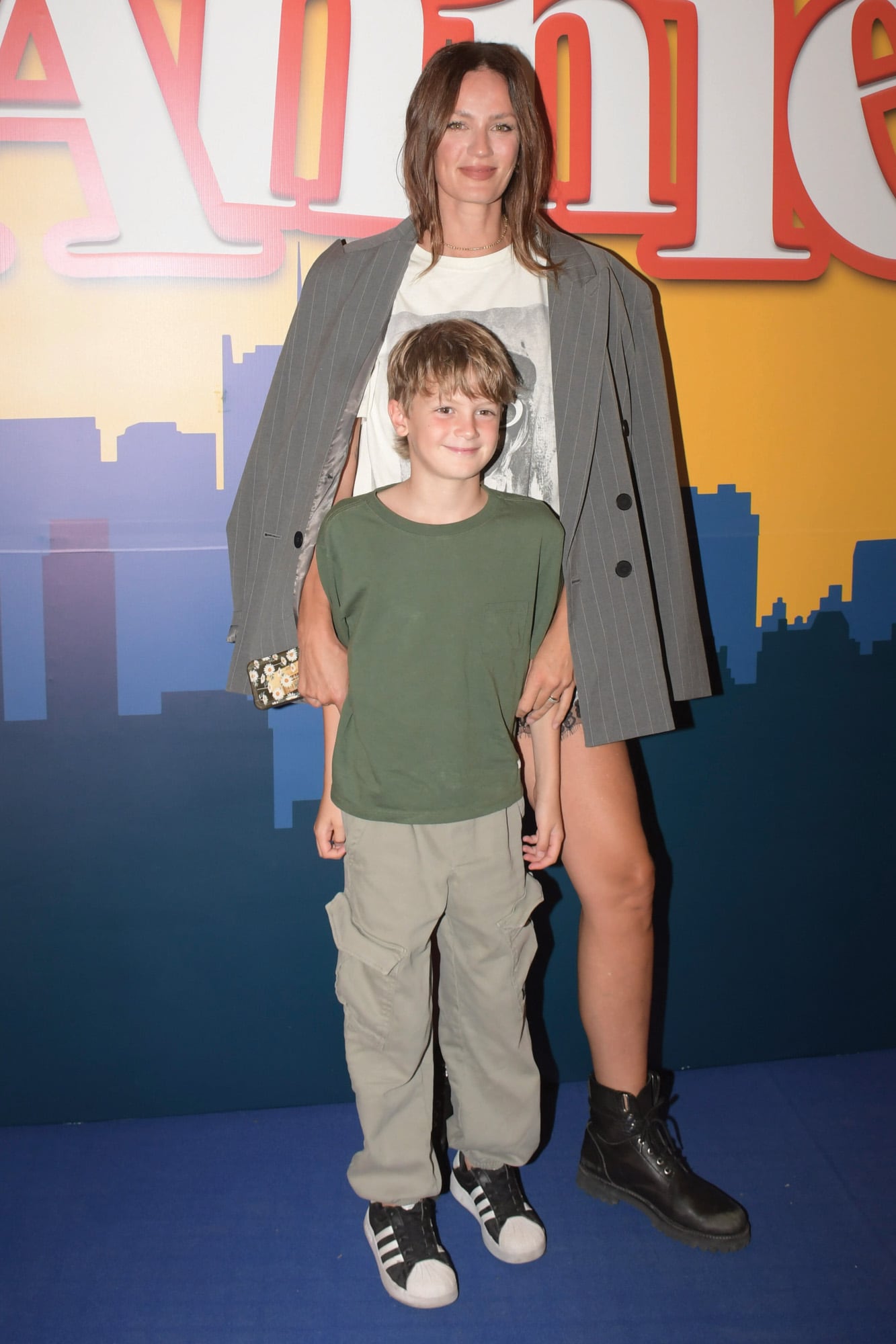 Paula
Chaves llevó a su
hijo, Baltazar