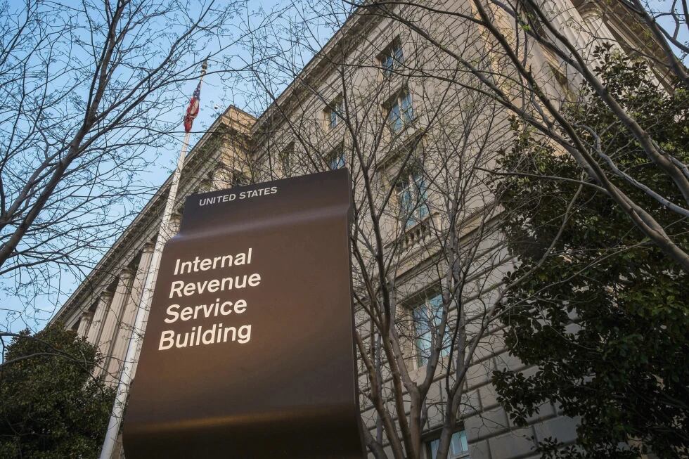 Archivo.- La imagen de archivo, del 13 de abril de 2014, muestra el edificio del Servicio Interno de Impuestos (IRS, por sus siglas en inglés) en Washington