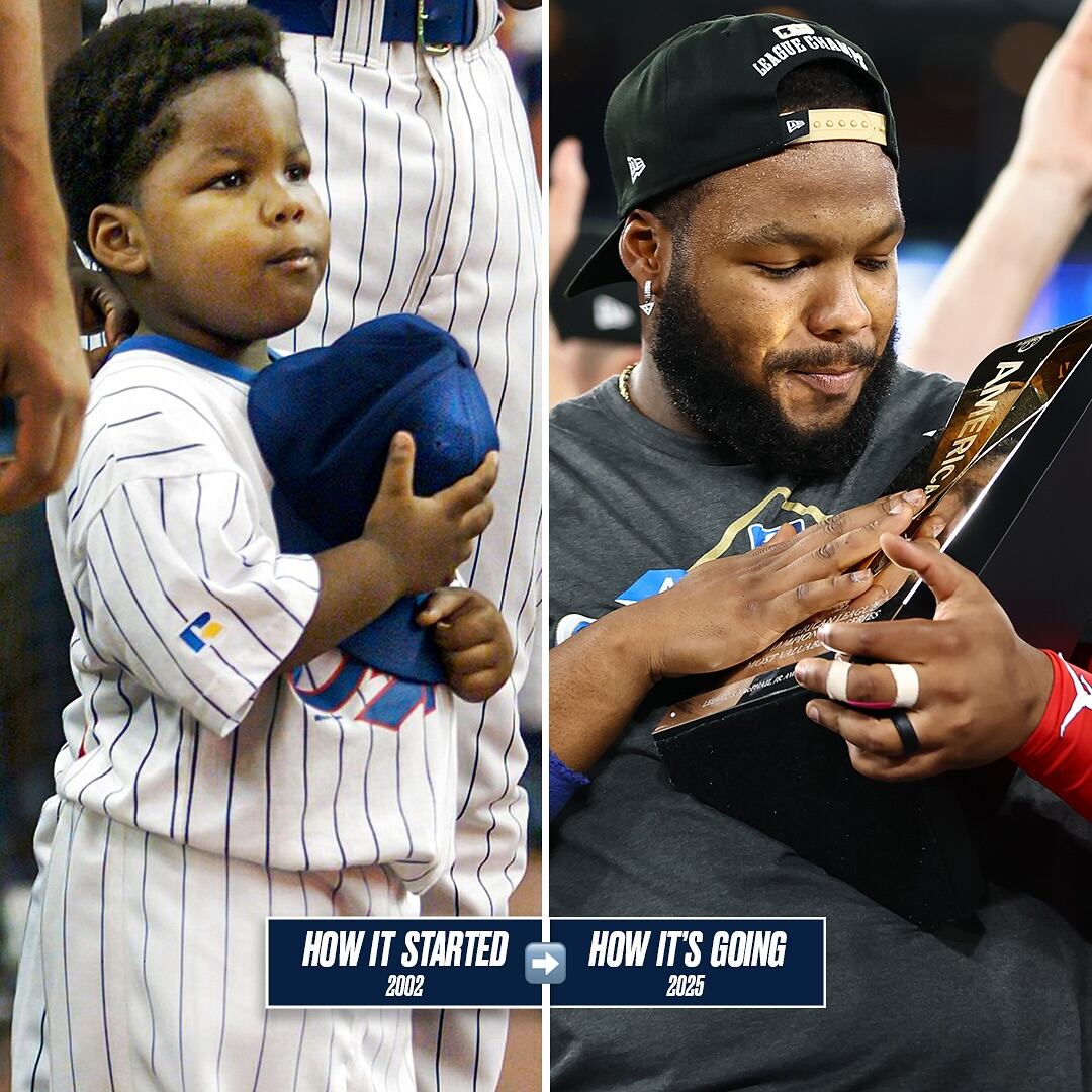 Vladimir Guerrero Jr. le hizo una promesa a su padre cuando era niño (Instagram @supervlad27)