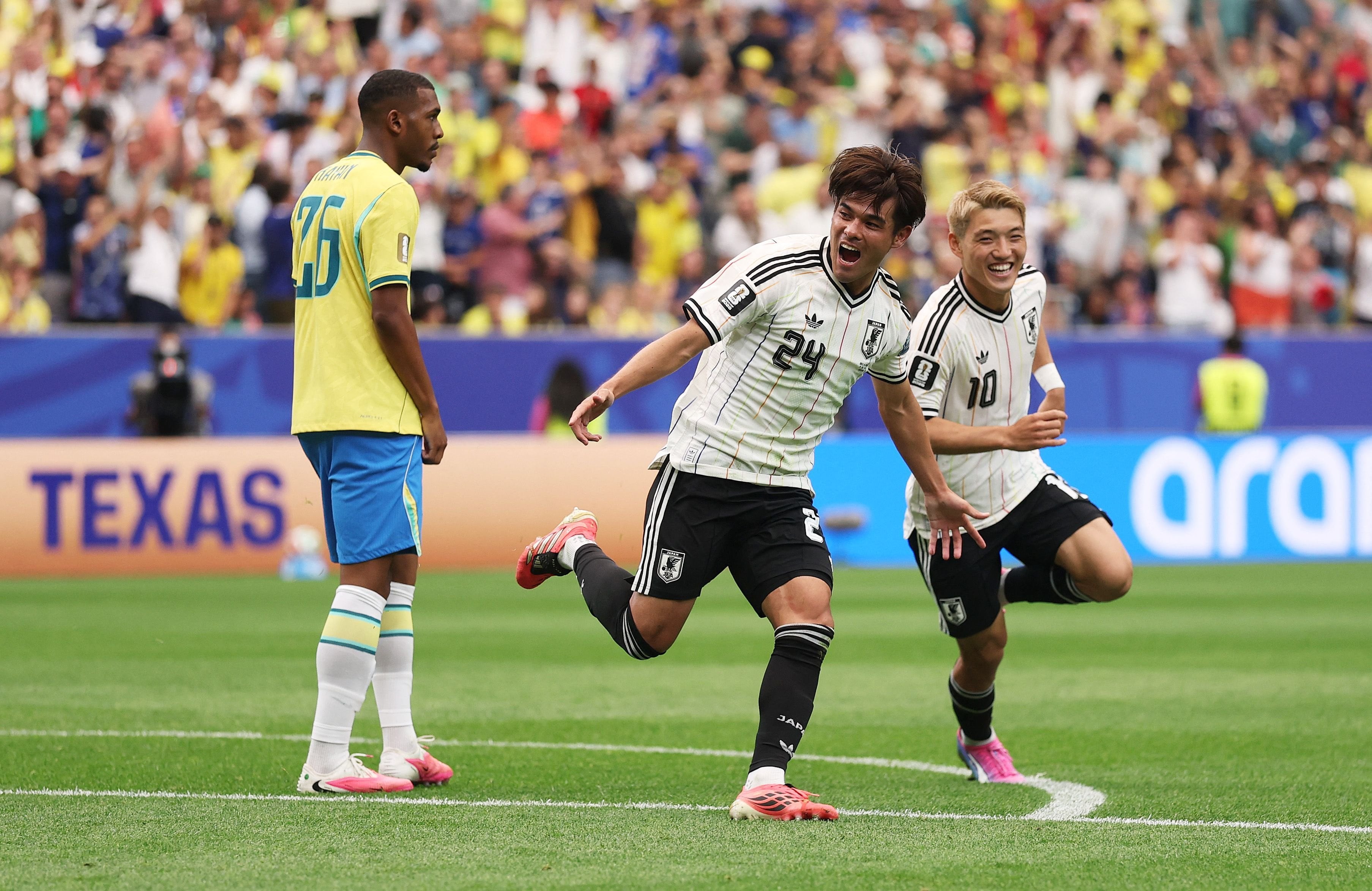 los goles de Japón vs. Brasil, por el Mundial 2026
