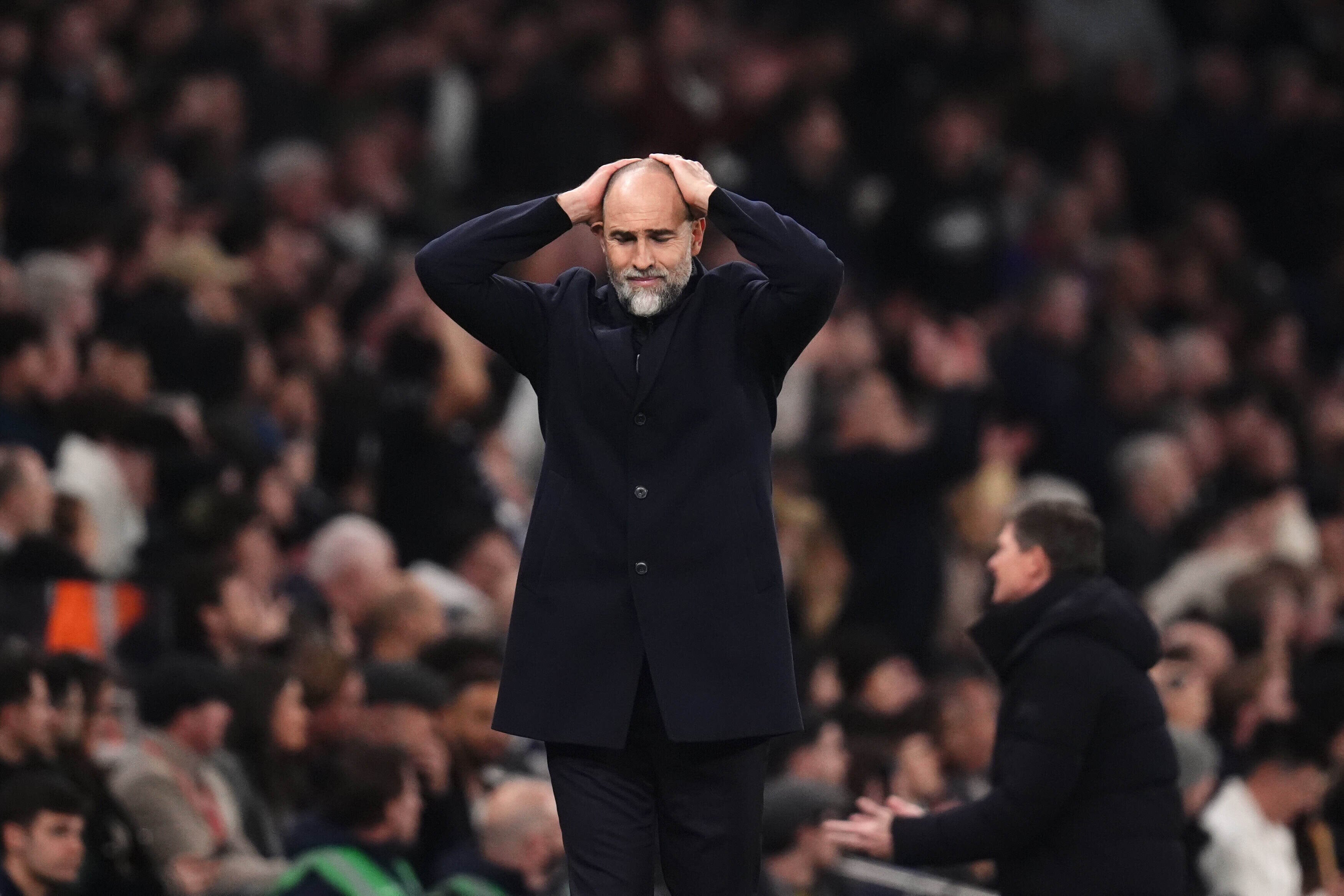 El técnico de Tottenham Igor Tudor durante el partido contra Crystal Palace en la Premier League