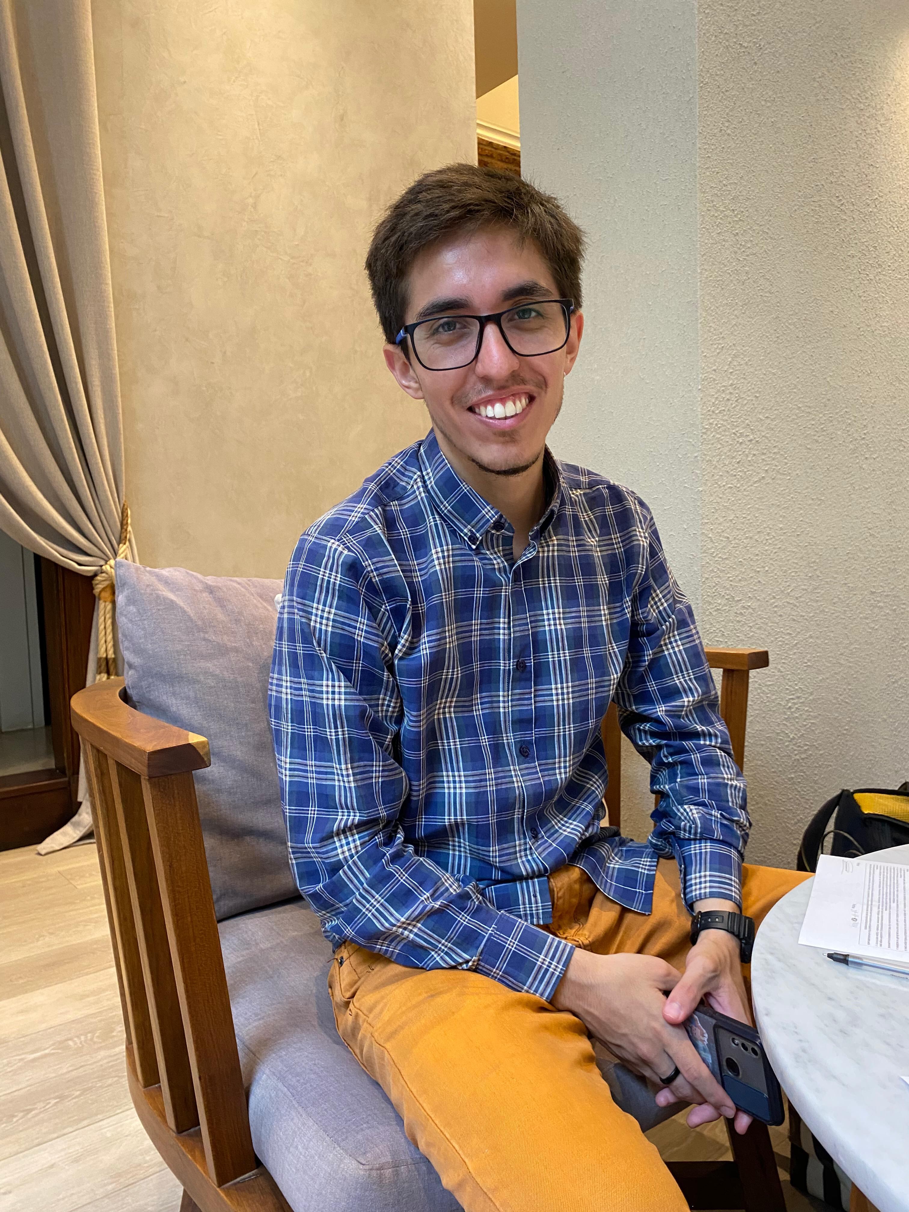 Nahuel Gauna, uno de los guías.