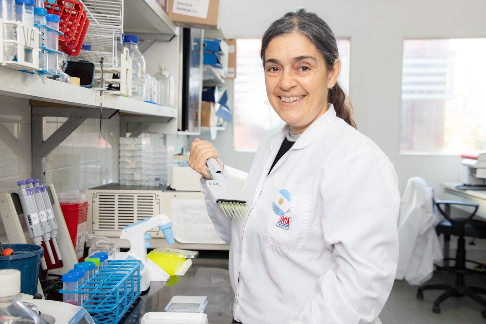 Karina Trono, es la directora del Instituto de Investigación Virología, del INTA Castelar, y quien estuvo a cargo del proyecto contra la leucosis bovina