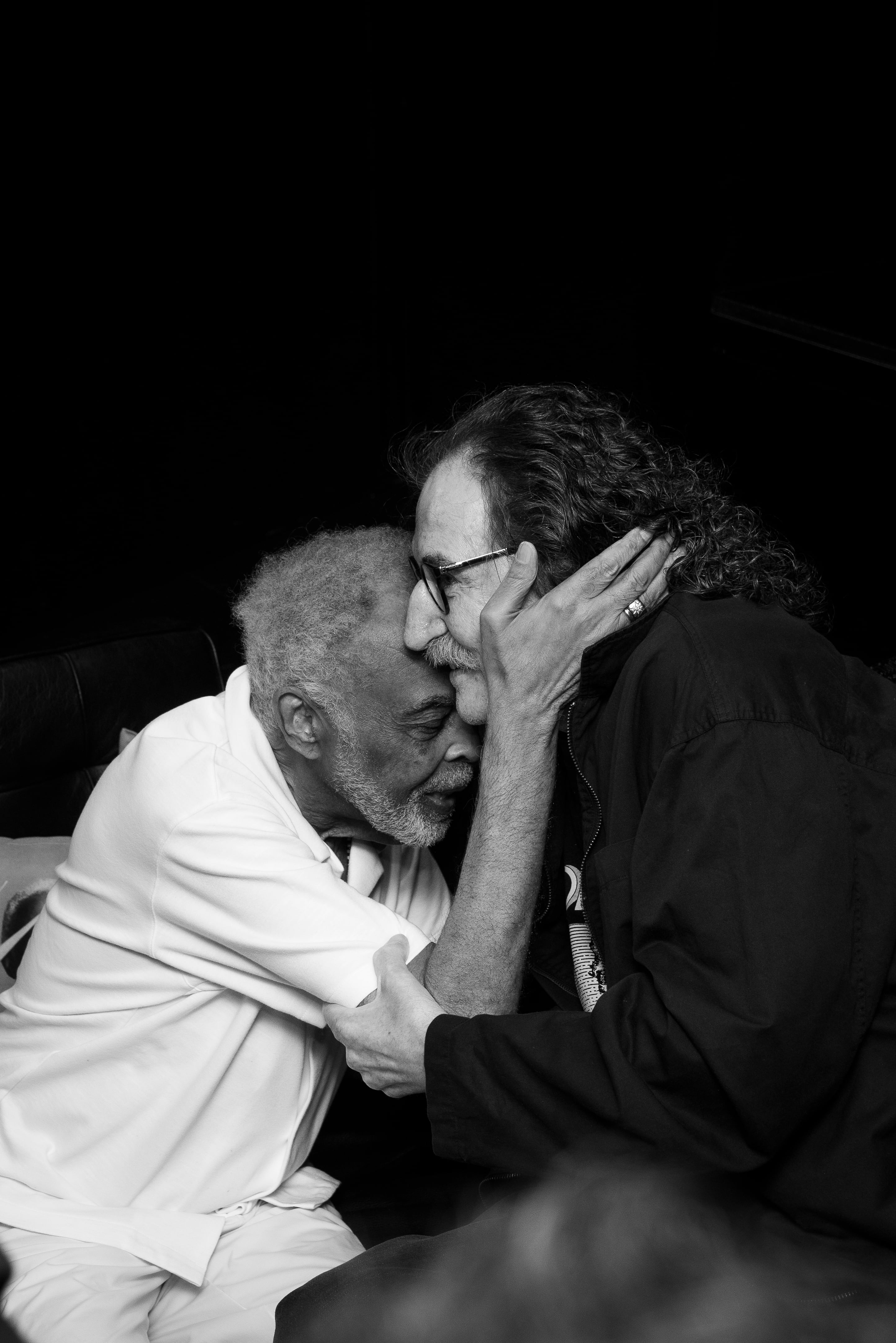 Charly García visitó a Gilberto Gil antes del show que el brasileño dio en Buenos Aires