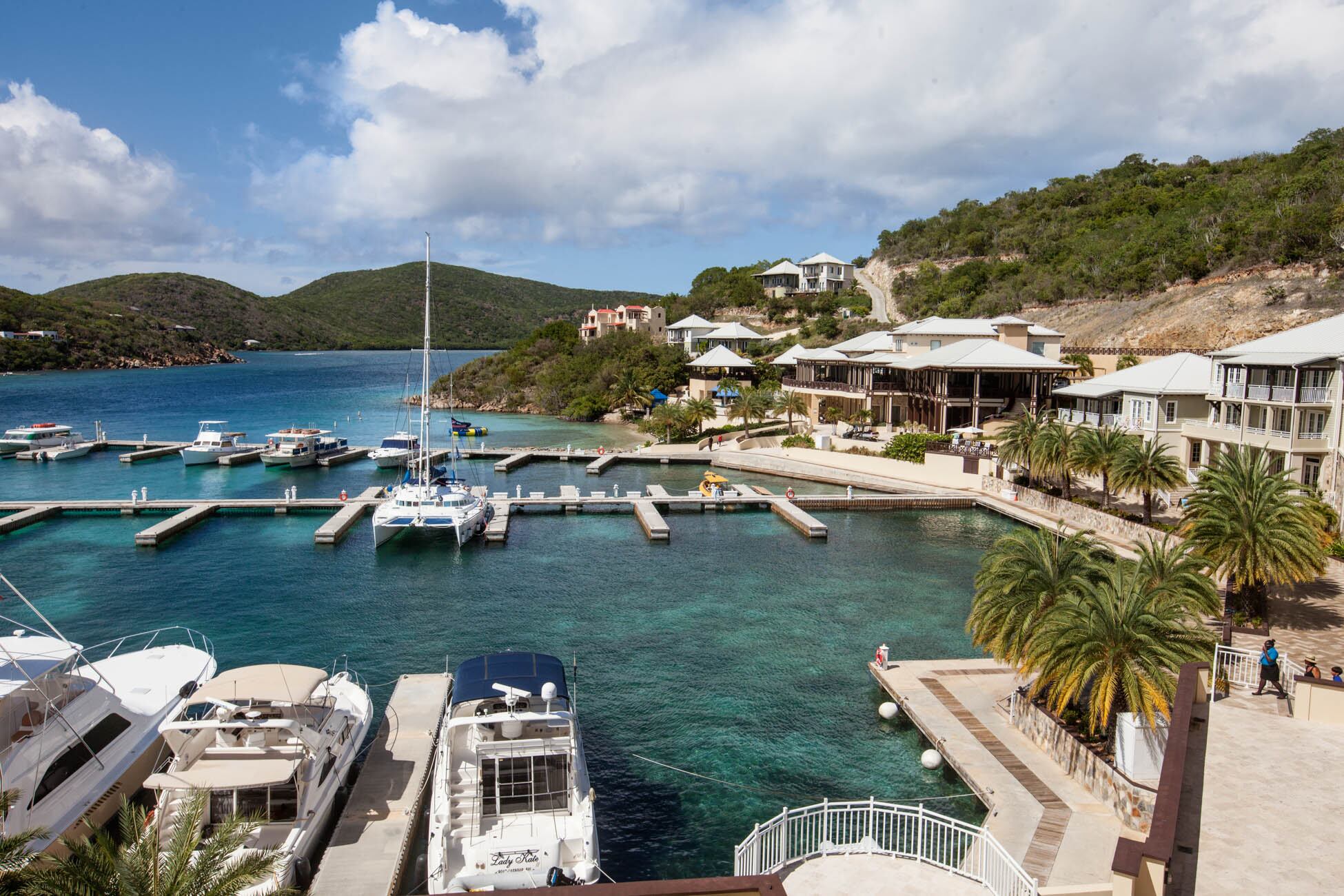 La Marina de Scrub Island.