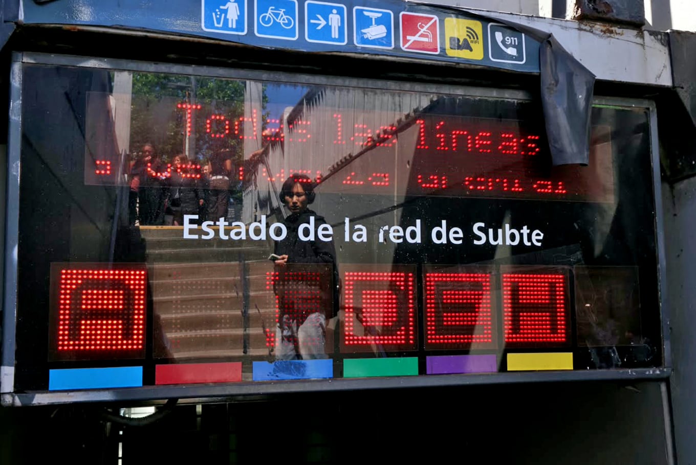 Un paro total afectó a las seis líneas de subte de la ciudad de Buenos Aires