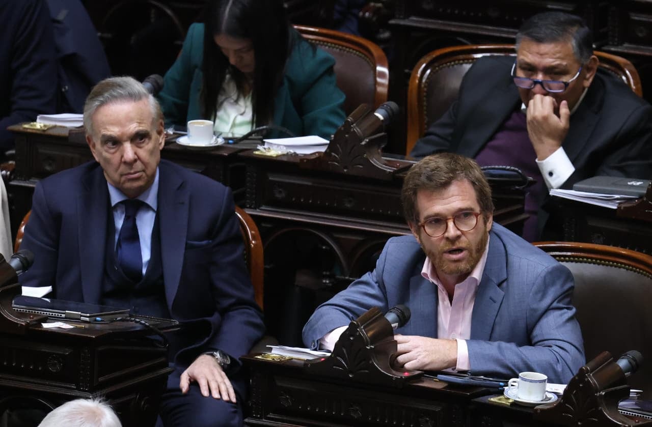 Miguel Angel Pichetto. Sesión en la Cámara de Diputados por endeudamiento y discapacidad. Congreso Nacional