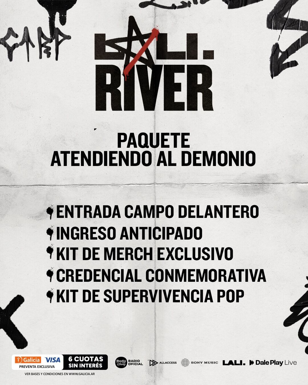 Hay un paquete especial para fans (Foto: Instagram @livedaleplay)