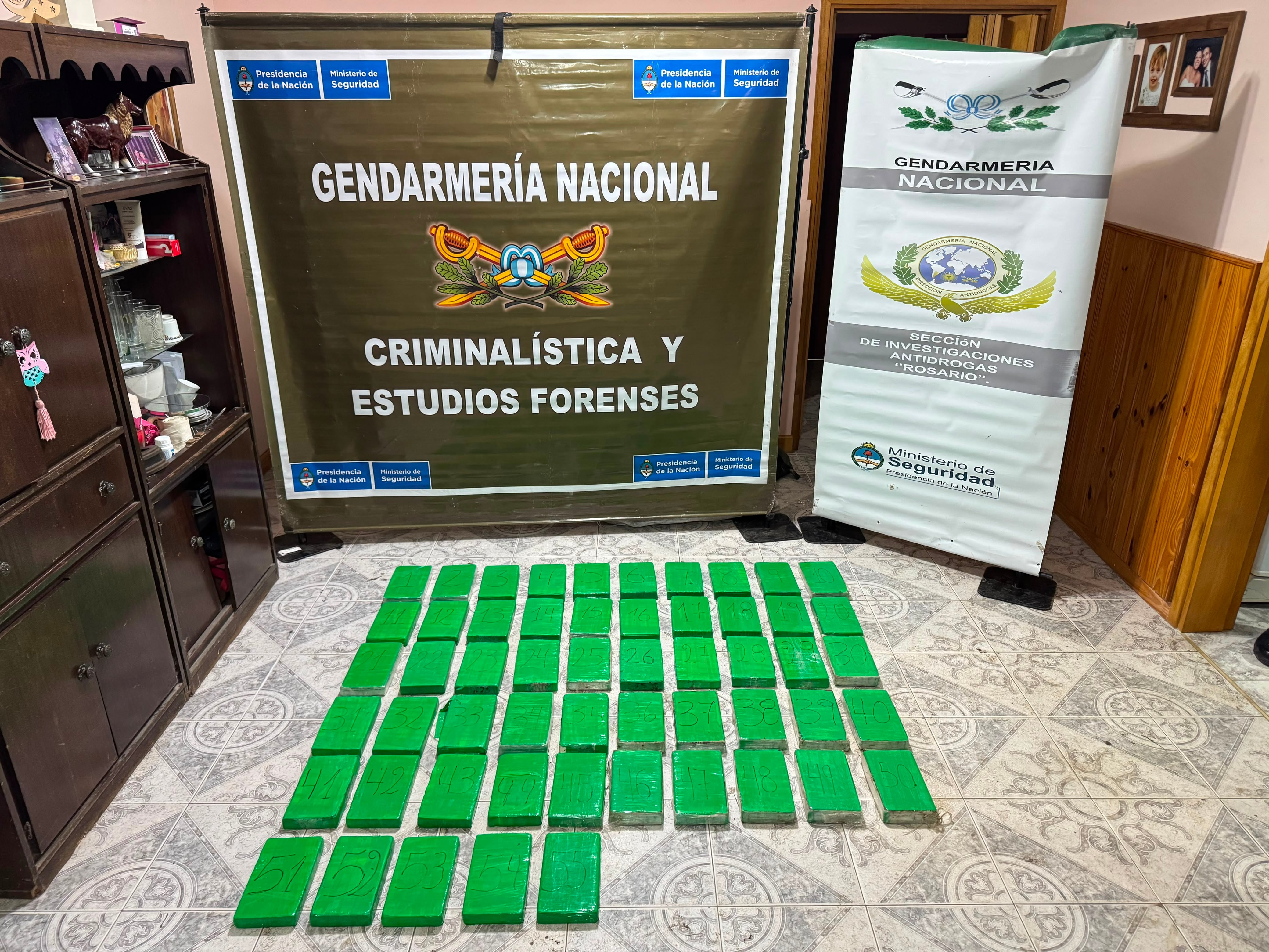 Narcovuelos. Secuestraron 55 kilos de cocaína que estaban enterrados en el patio de una casa