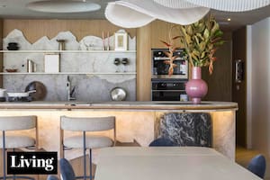 Rob Ortiz creó espacios inspiradores en un entorno de diseños exclusivos, formas orgánicas y piedras en estado puro