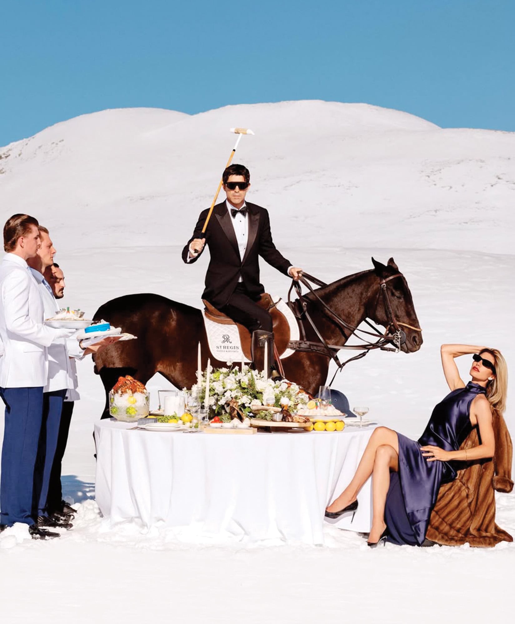 Una imagen de la producción que los Figueras hicieron para el hotel St. Regis y que fotografió el reconocido Tony Kelly