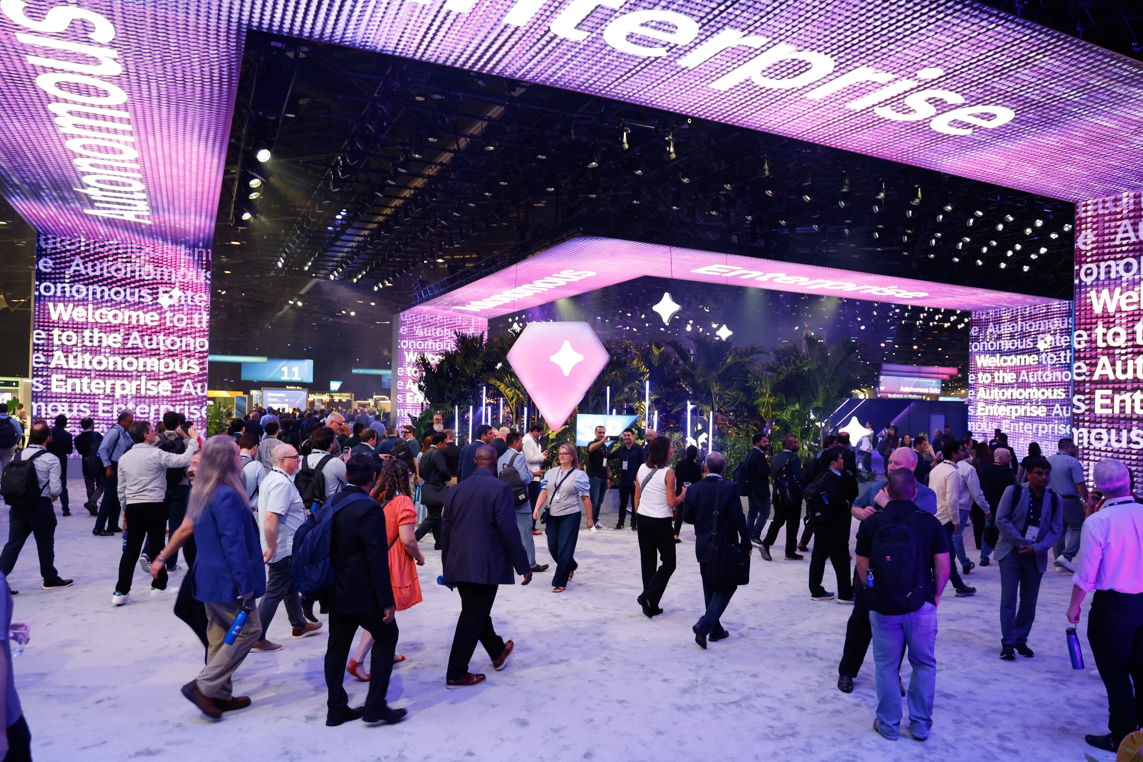 El despliegue de la conferencia SAP Sapphire, en Orlando