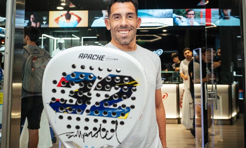 Tévez y el número 32 que lo acompañó en su carrera deportiva