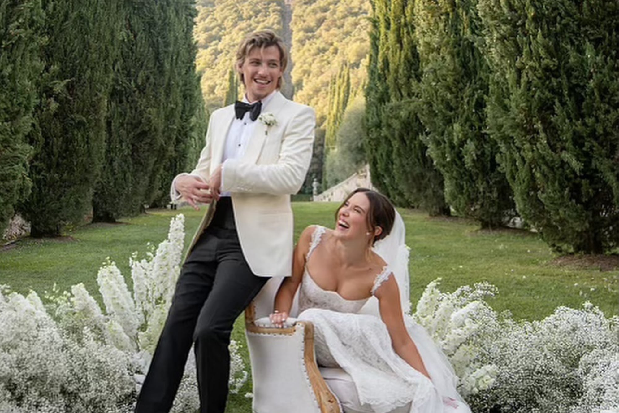 Millie Bobby Brown se casó con el hijo de Jon Bon Jovi en Florencia, Italia (Foto: Instagram @milliebobbybrown)