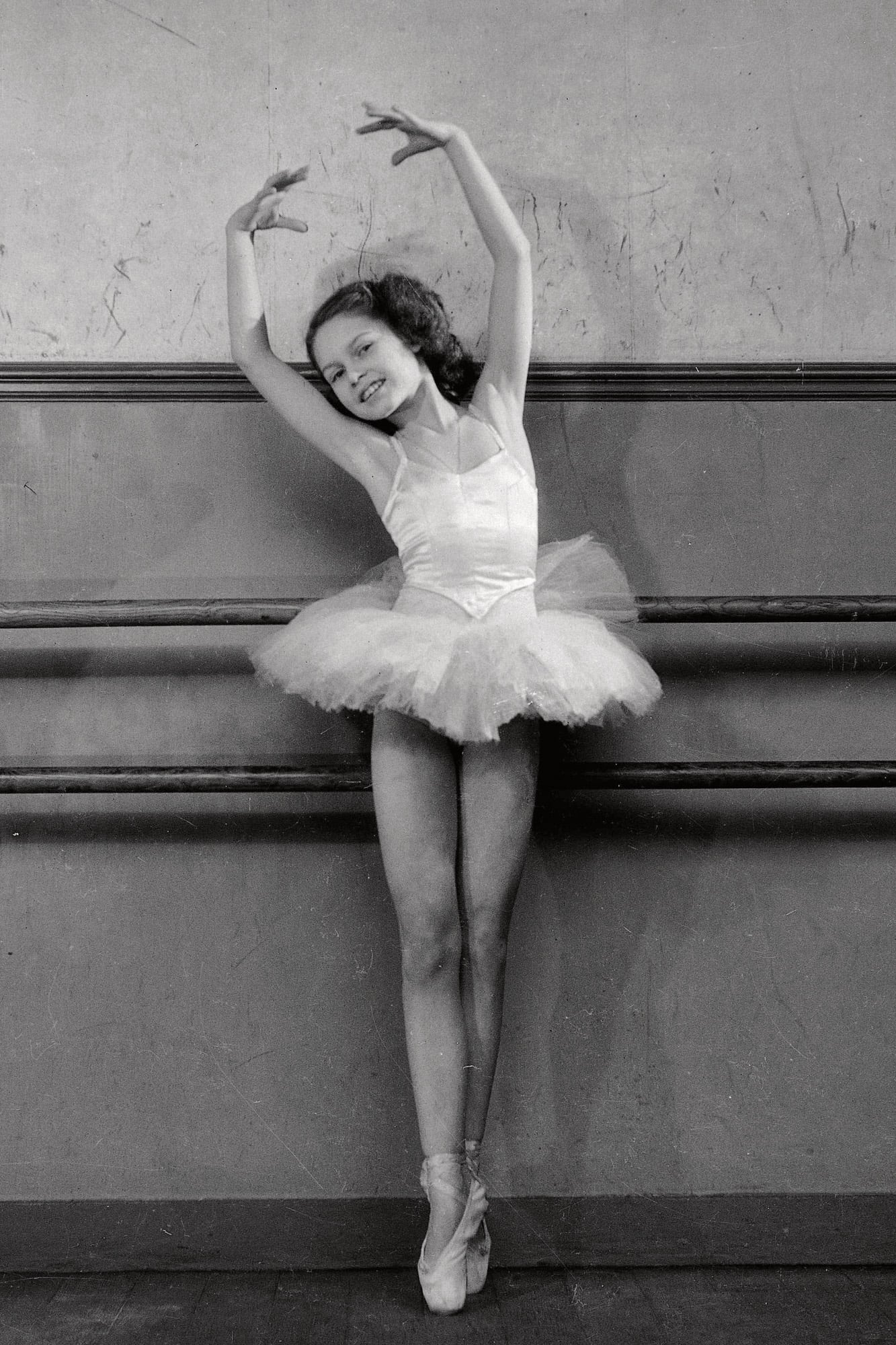 De chiquita estudió ballet, disciplina para la que tenía mucho talento